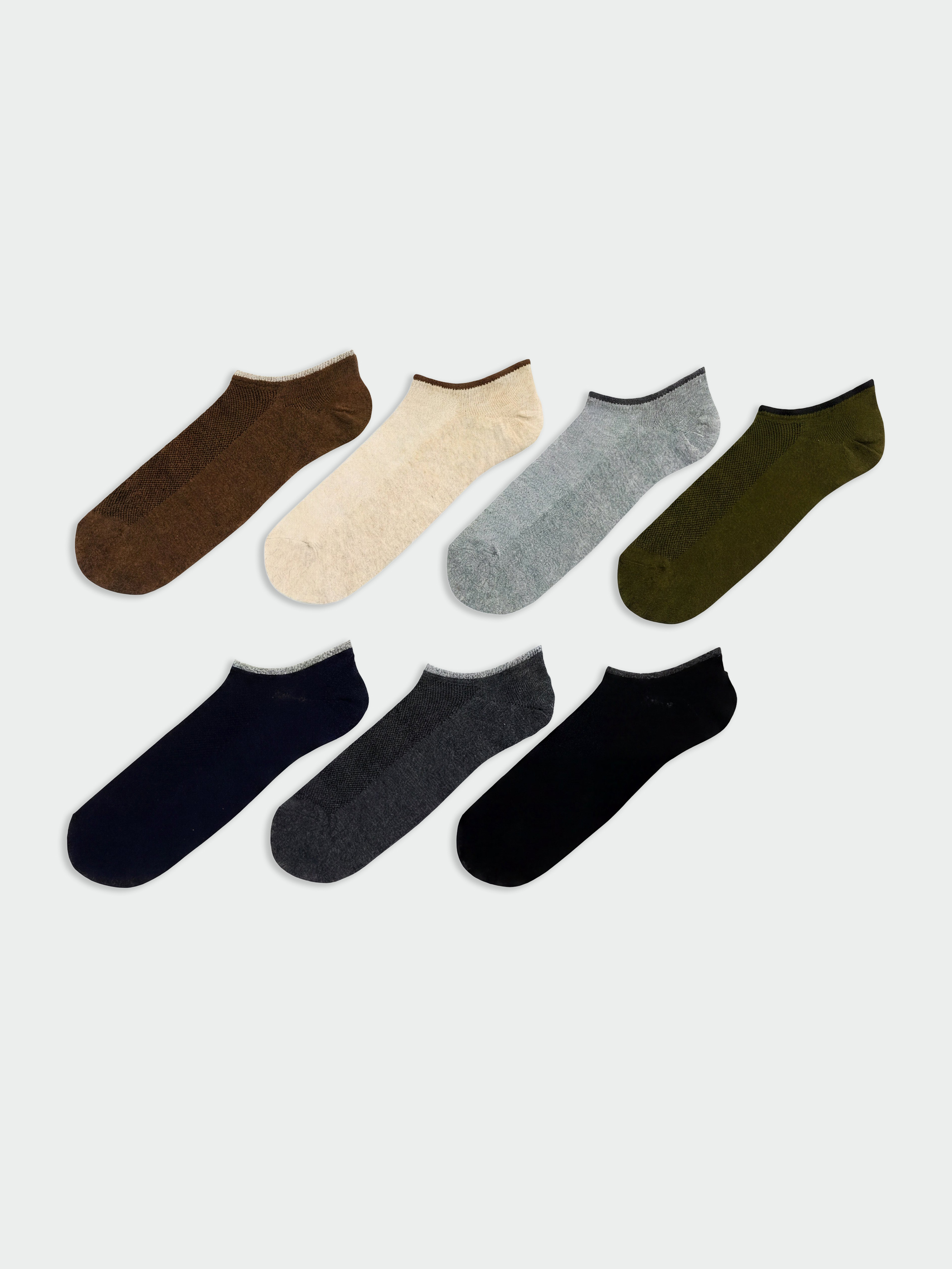 LCW ACCESSORIES Erkek Sneaker Çorap 7'li