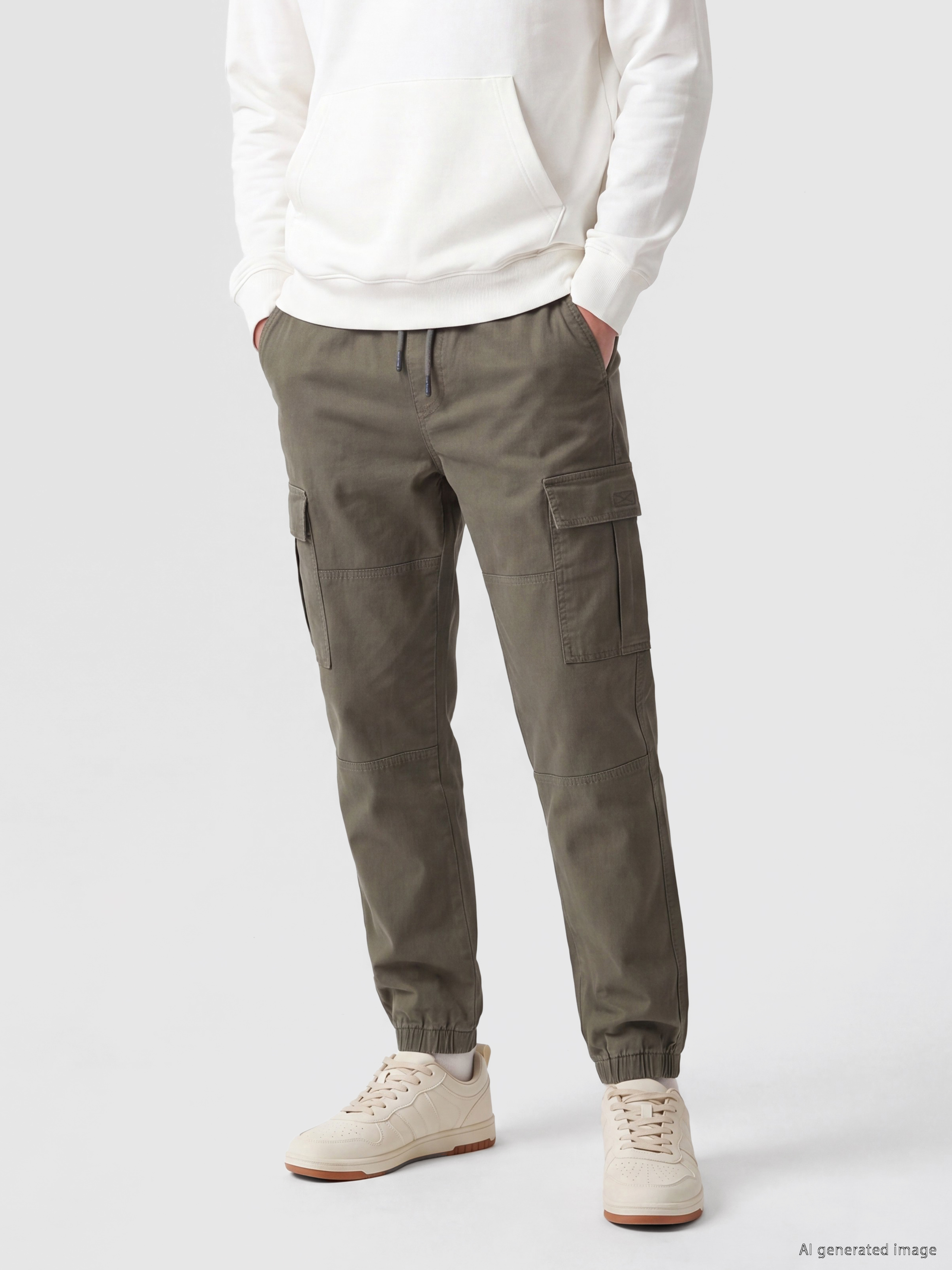 XSIDE Regular Fit Gabardin Erkek Kargo Pantolon