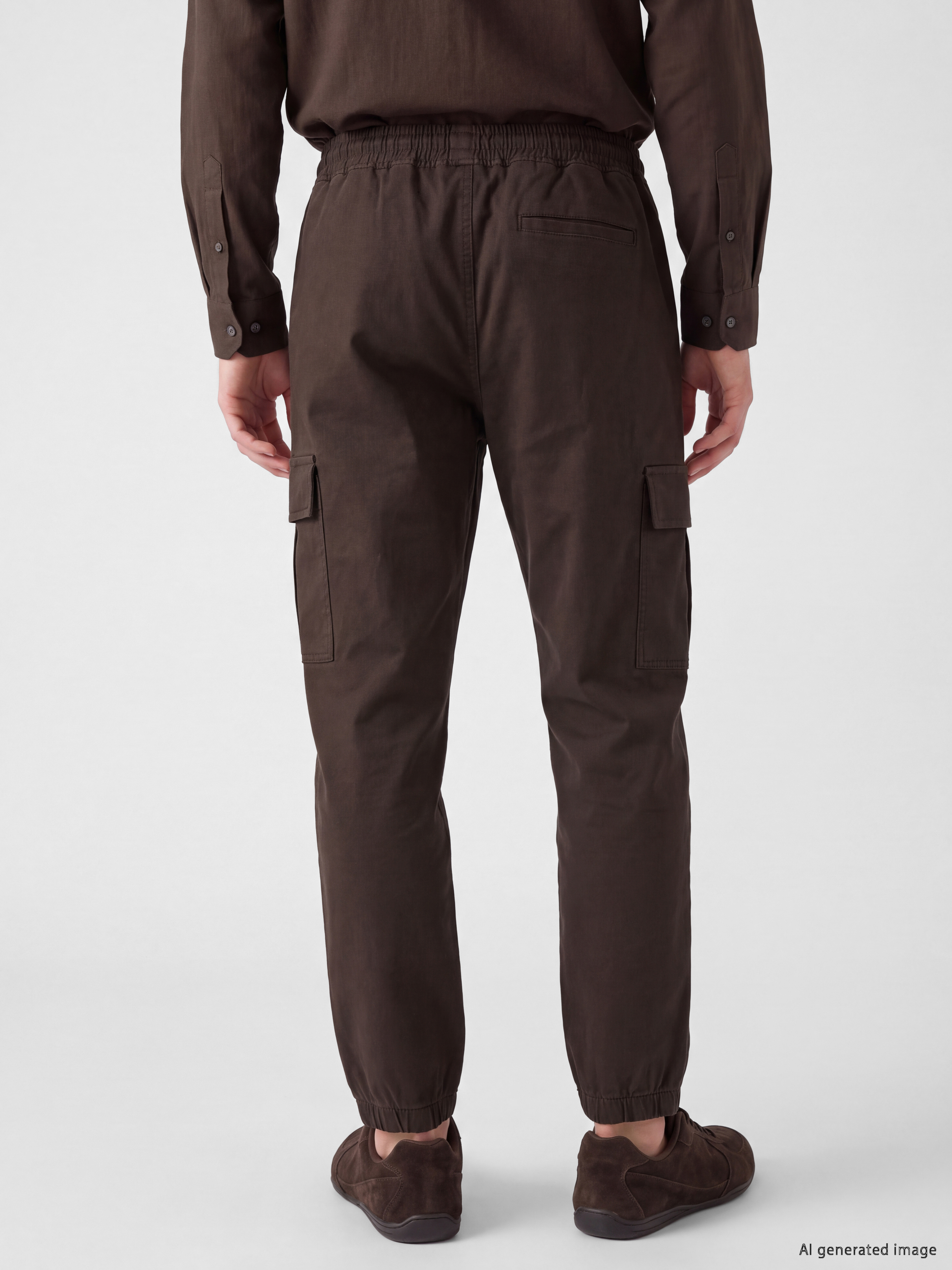 XSIDE Regular Fit Gabardin Erkek Kargo Pantolon görsel 4