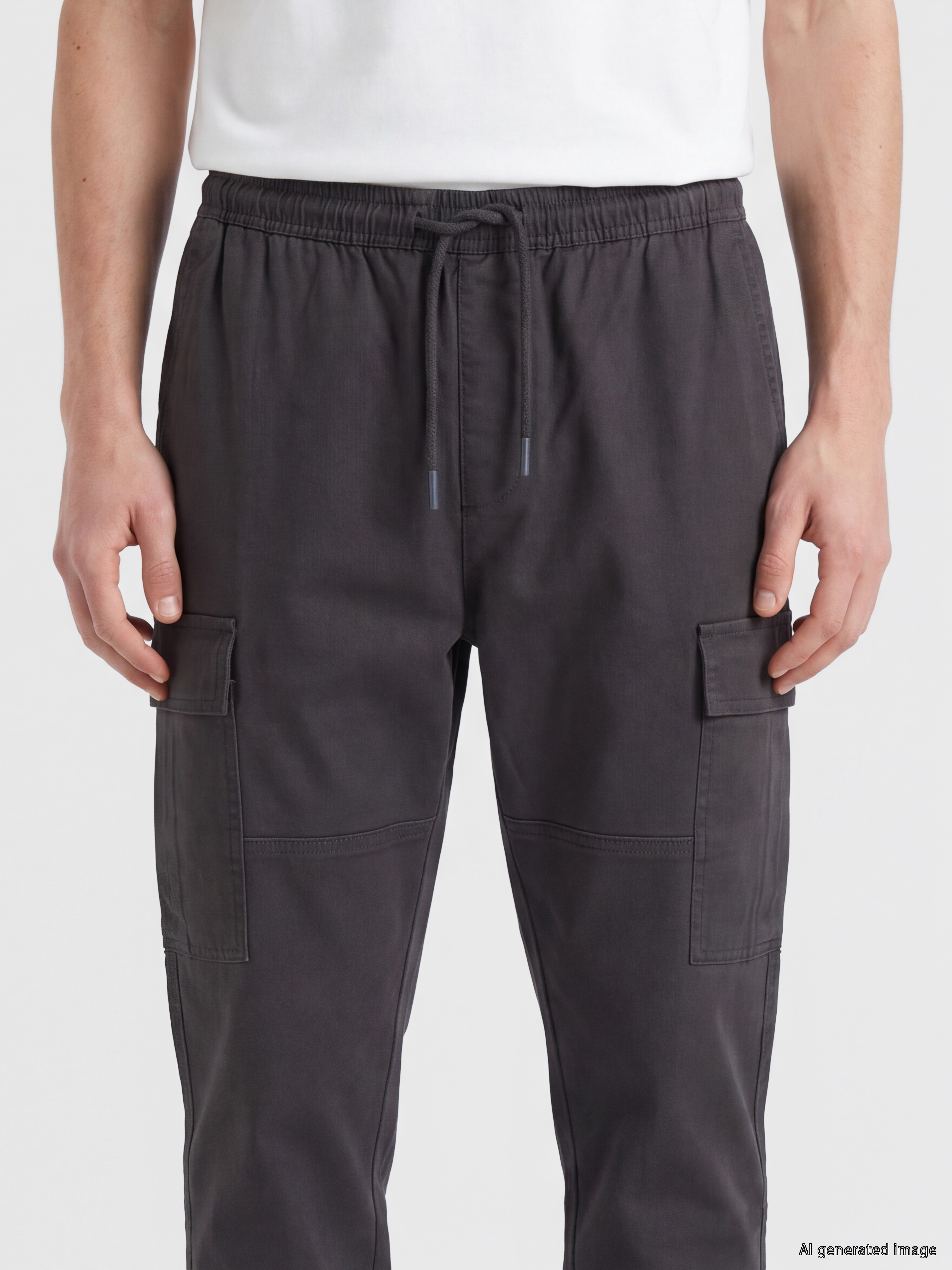 XSIDE Regular Fit Gabardin Erkek Kargo Pantolon görsel 3