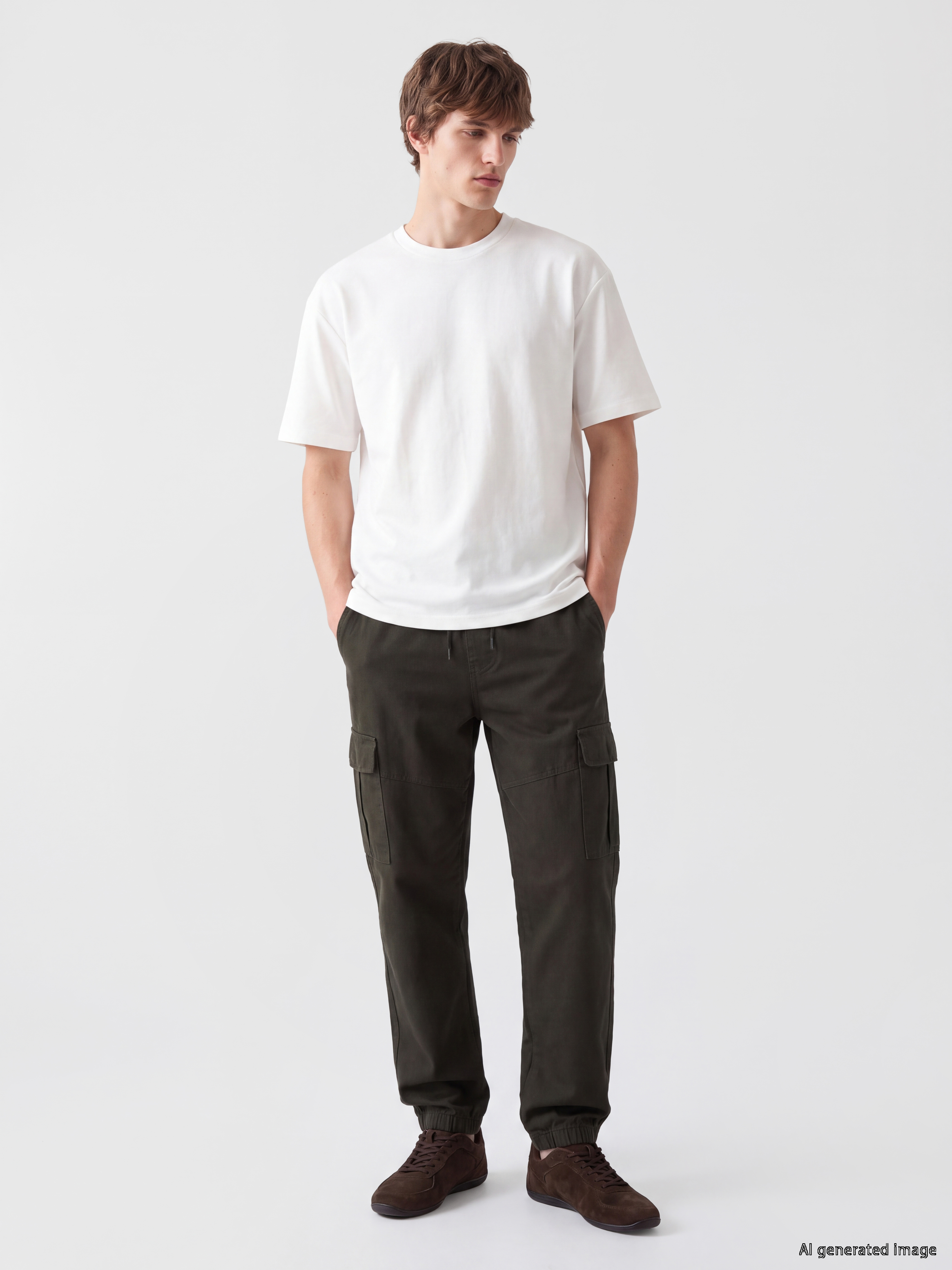 XSIDE Regular Fit Gabardin Erkek Kargo Pantolon