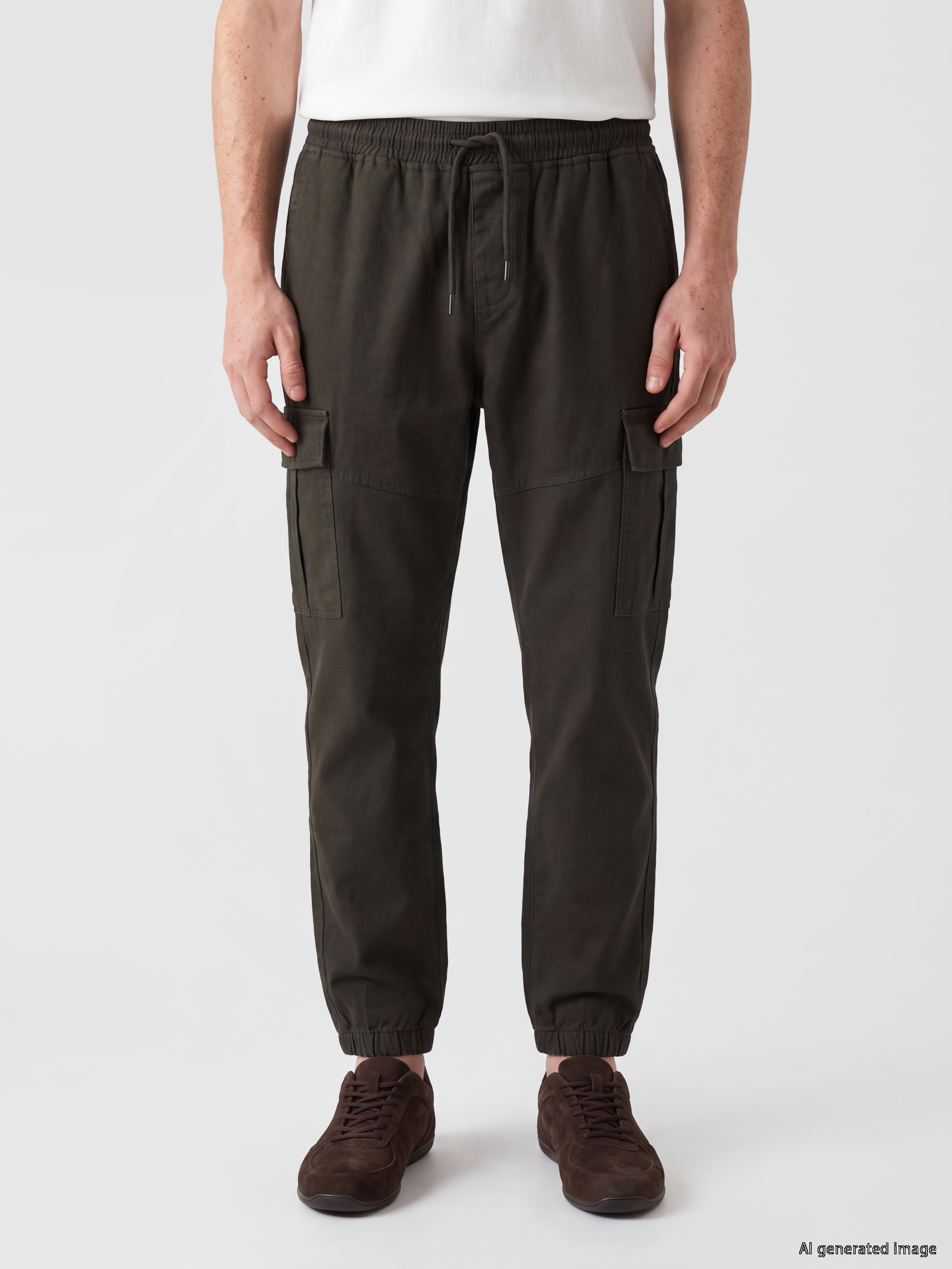 XSIDE Regular Fit Gabardin Erkek Kargo Pantolon görsel 2