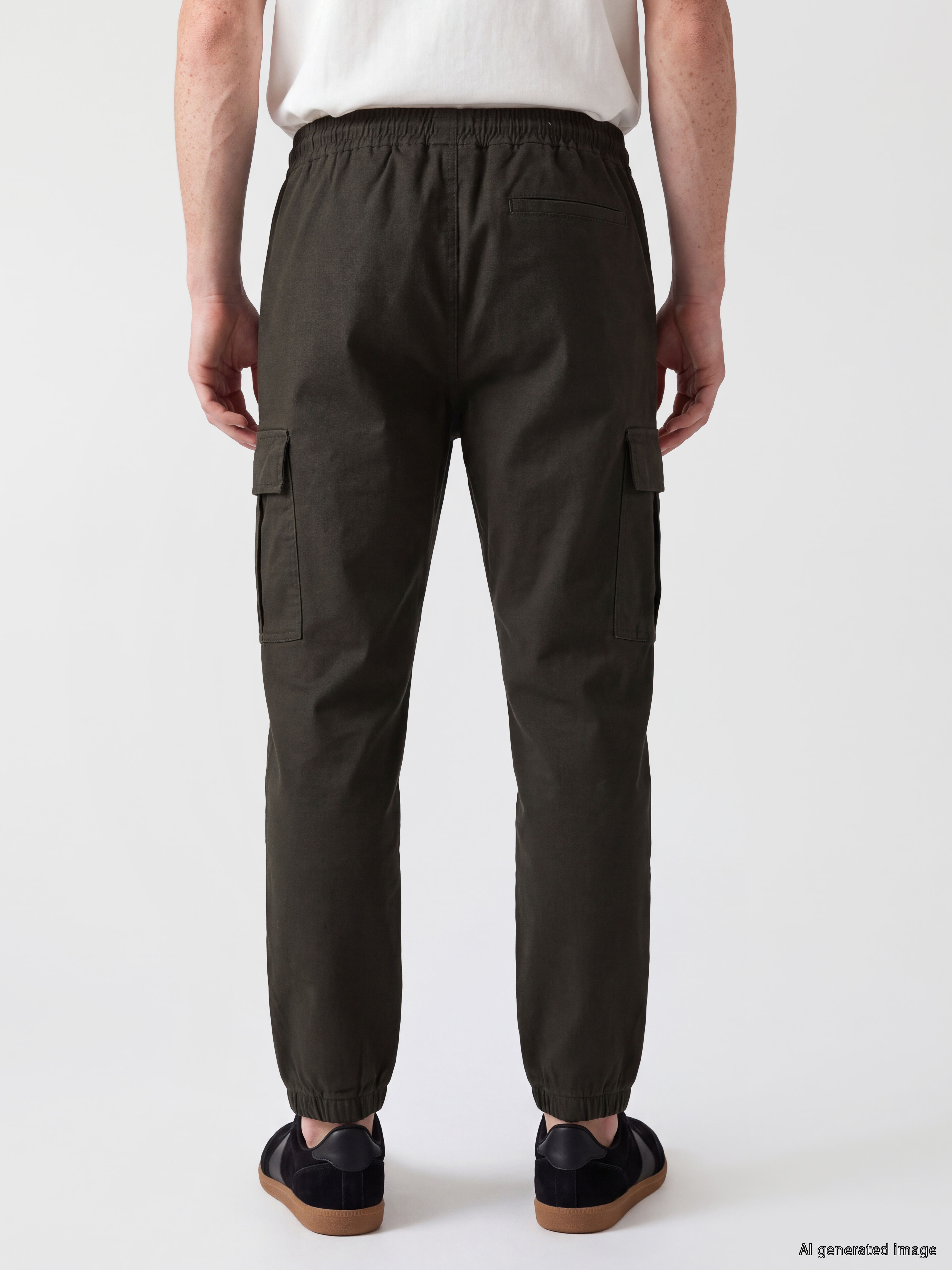 XSIDE Regular Fit Gabardin Erkek Kargo Pantolon görsel 4