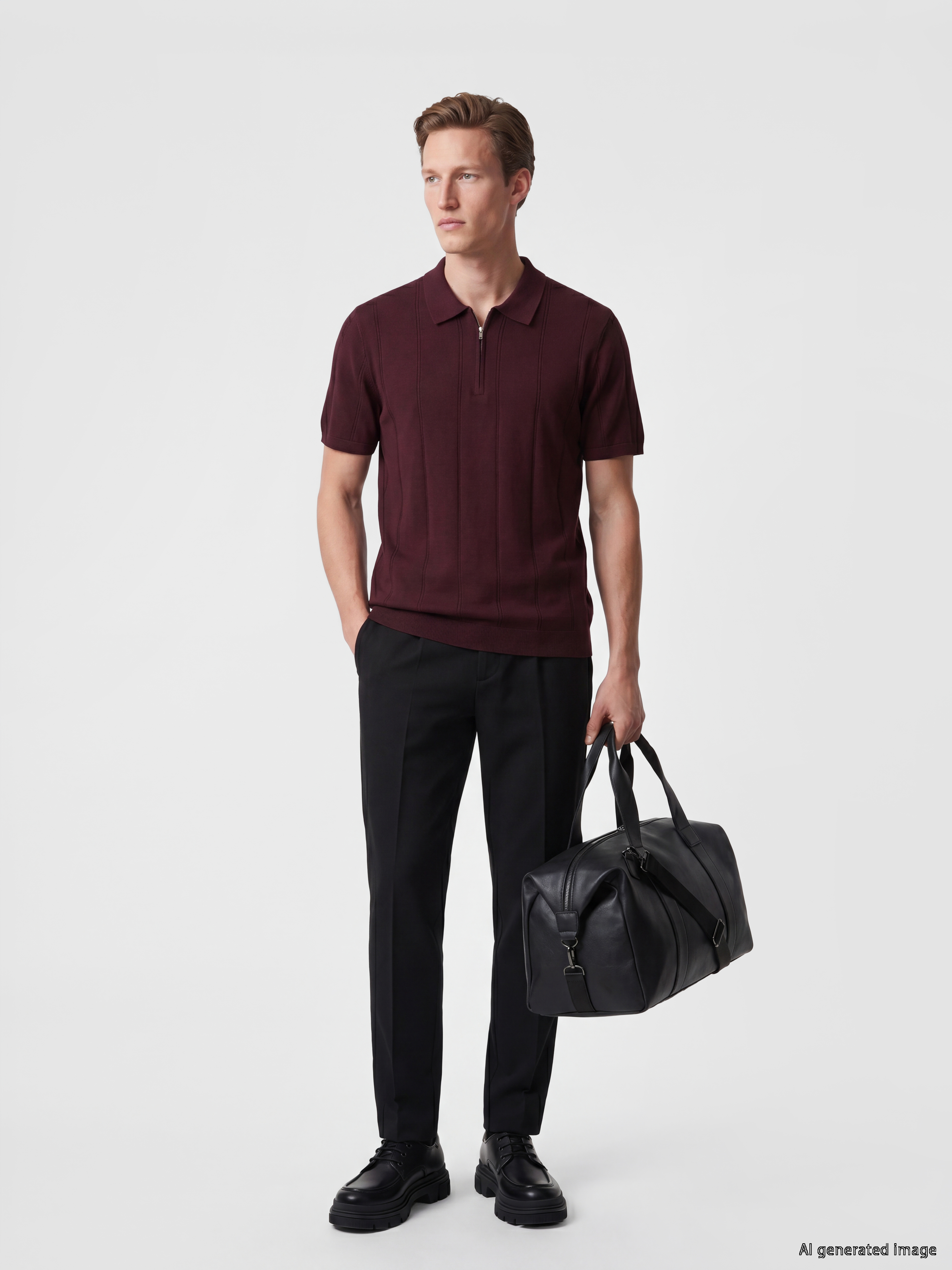 SOUTHBLUE Polo Yaka Soft Touch Erkek Triko Tişört görsel 2