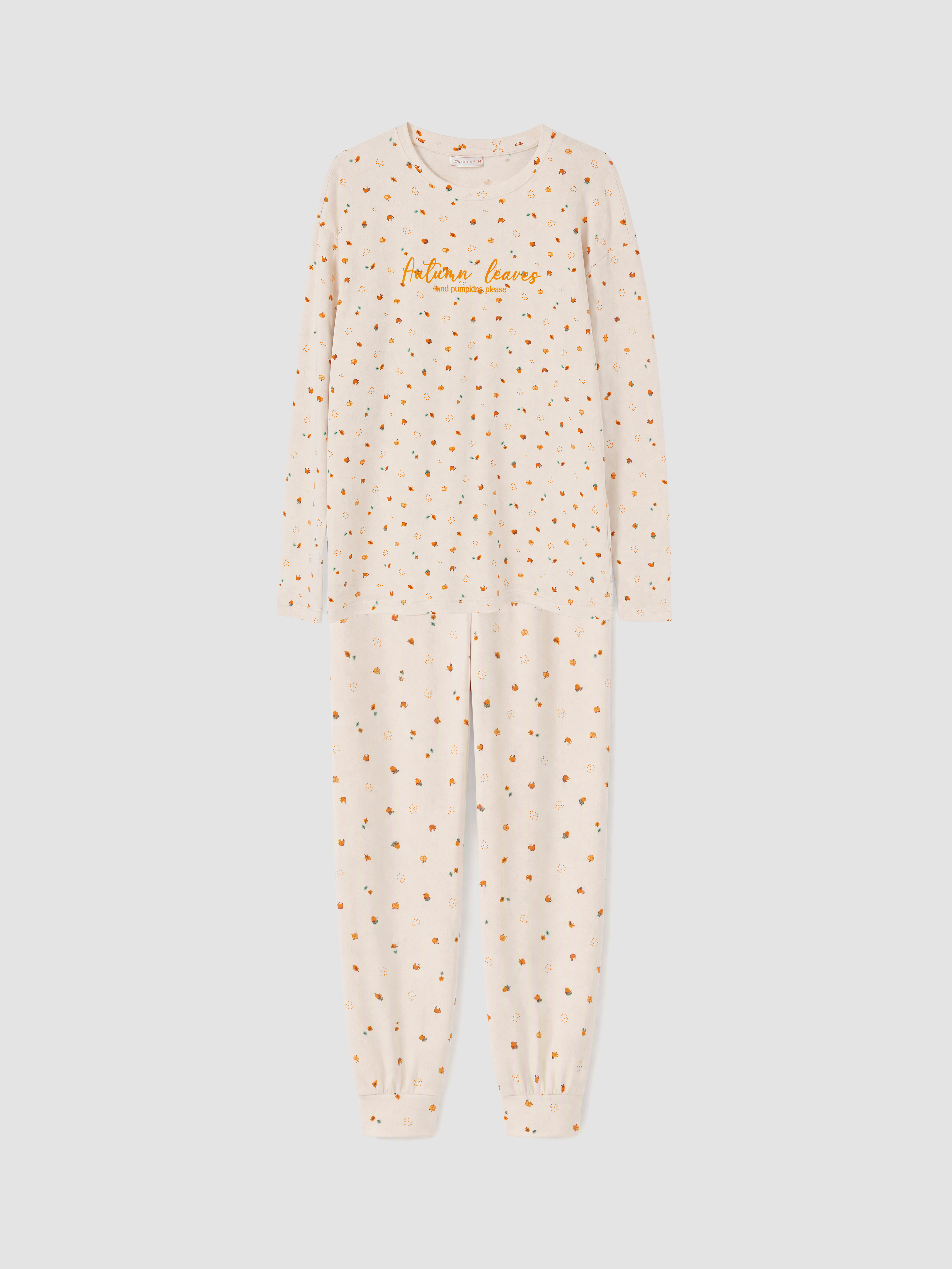 LCW DREAM Bisiklet Yaka Polar Kadın Pijama Takımı görsel 5