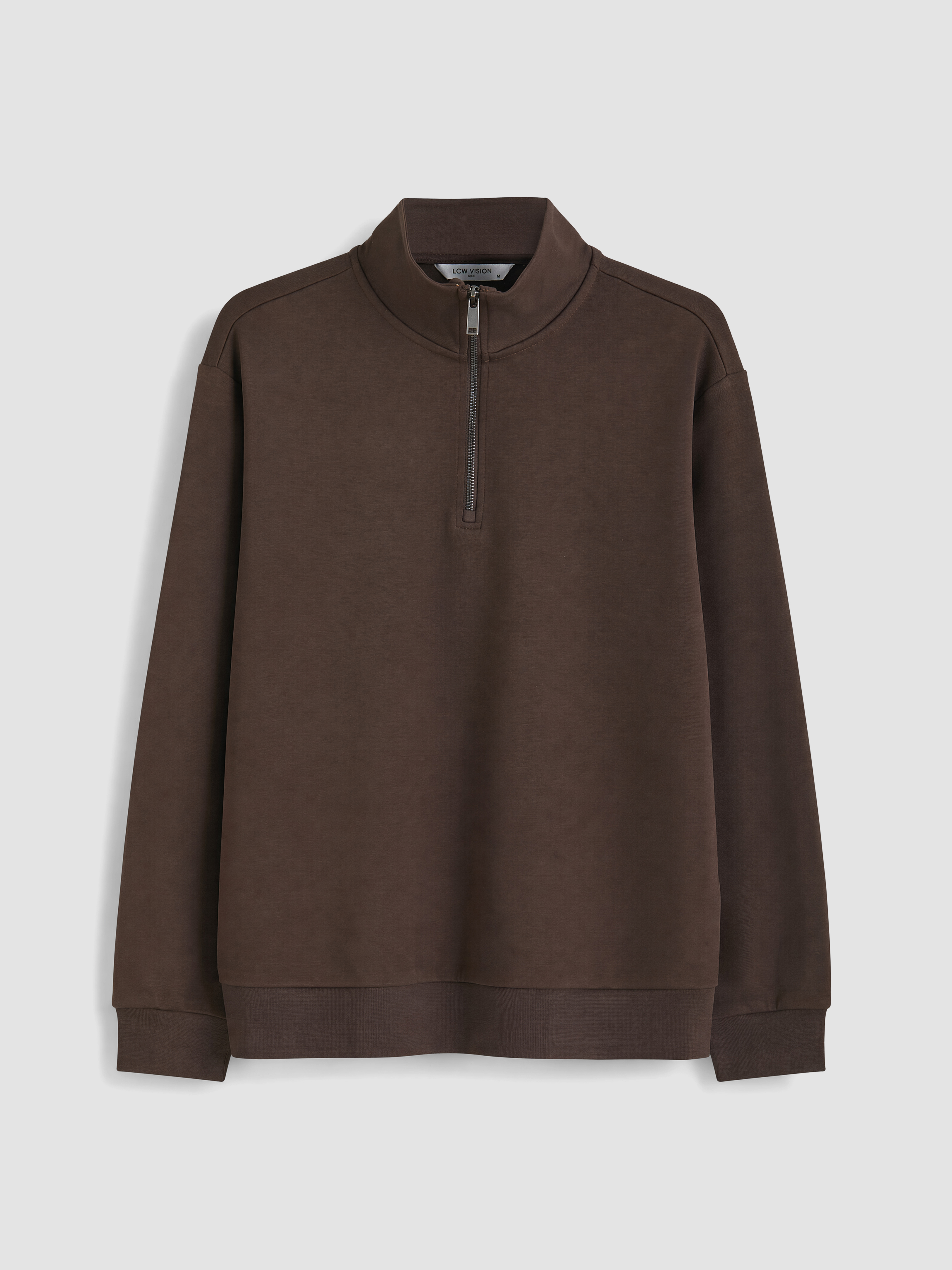LCW Vision Dik Yaka Erkek Sweatshirt görsel 5