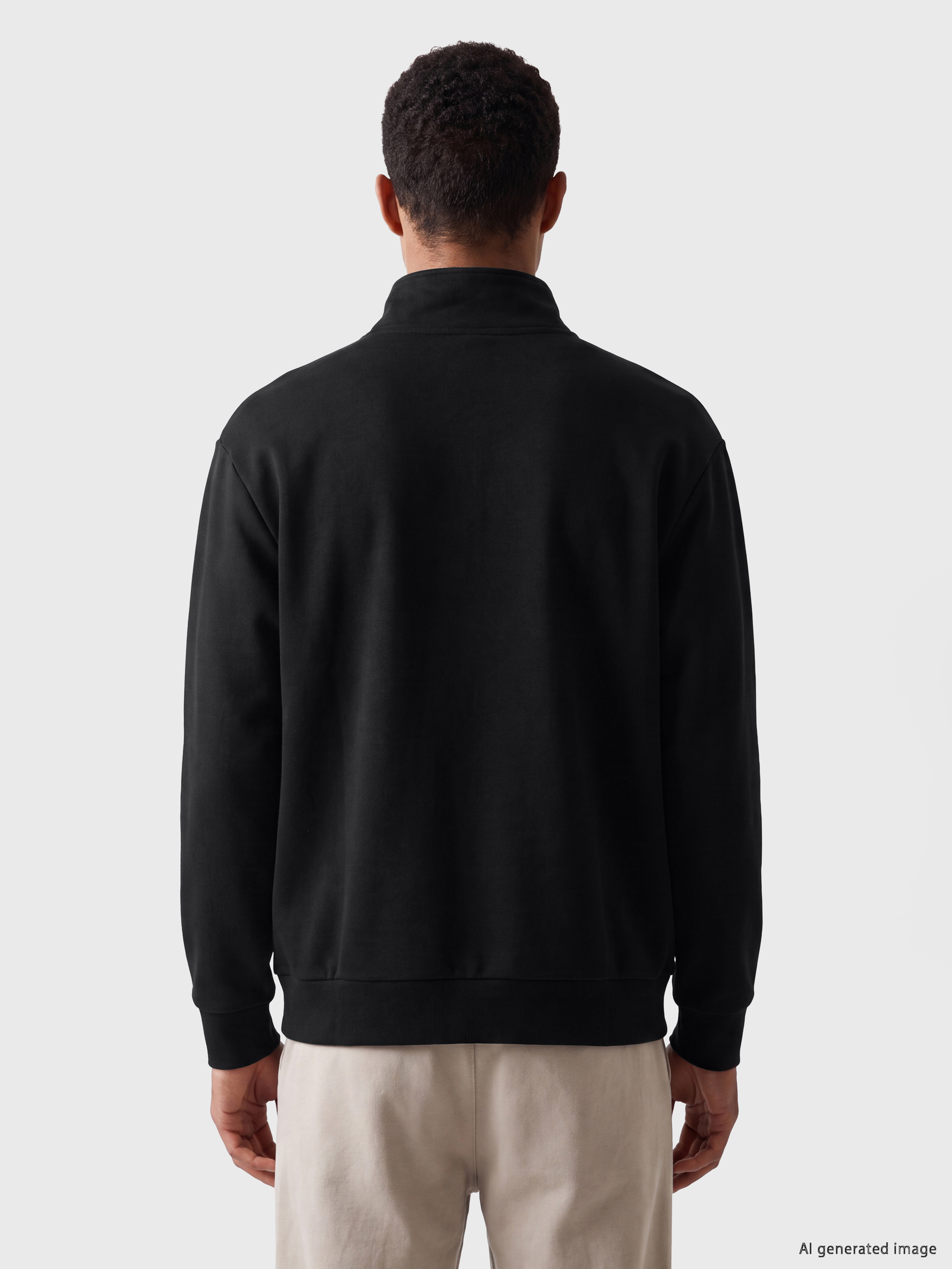 LCW Vision Dik Yaka Erkek Sweatshirt görsel 4