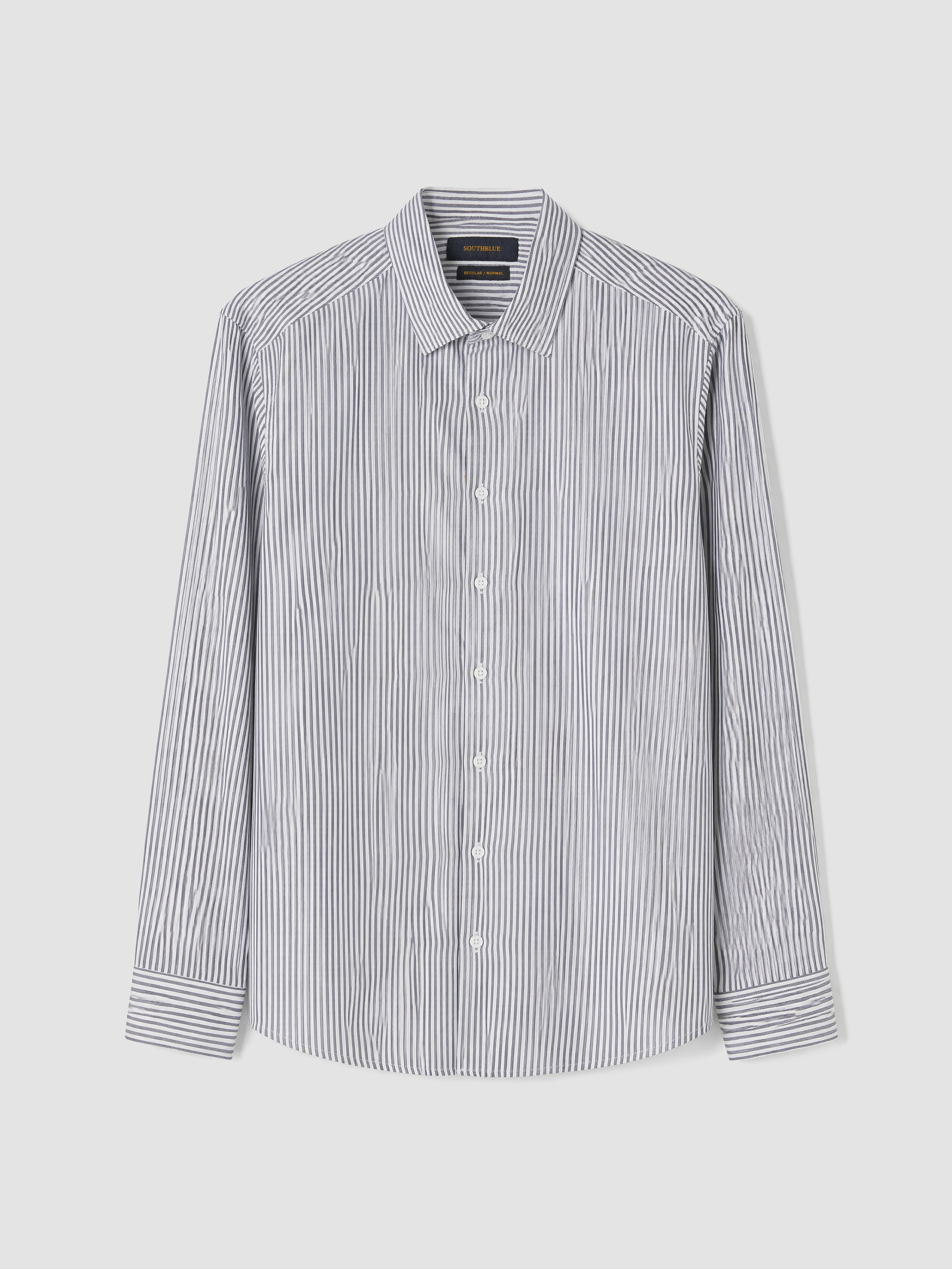 SOUTHBLUE Regular Fit Çizgili Gabardin Erkek Gömlek görsel 4