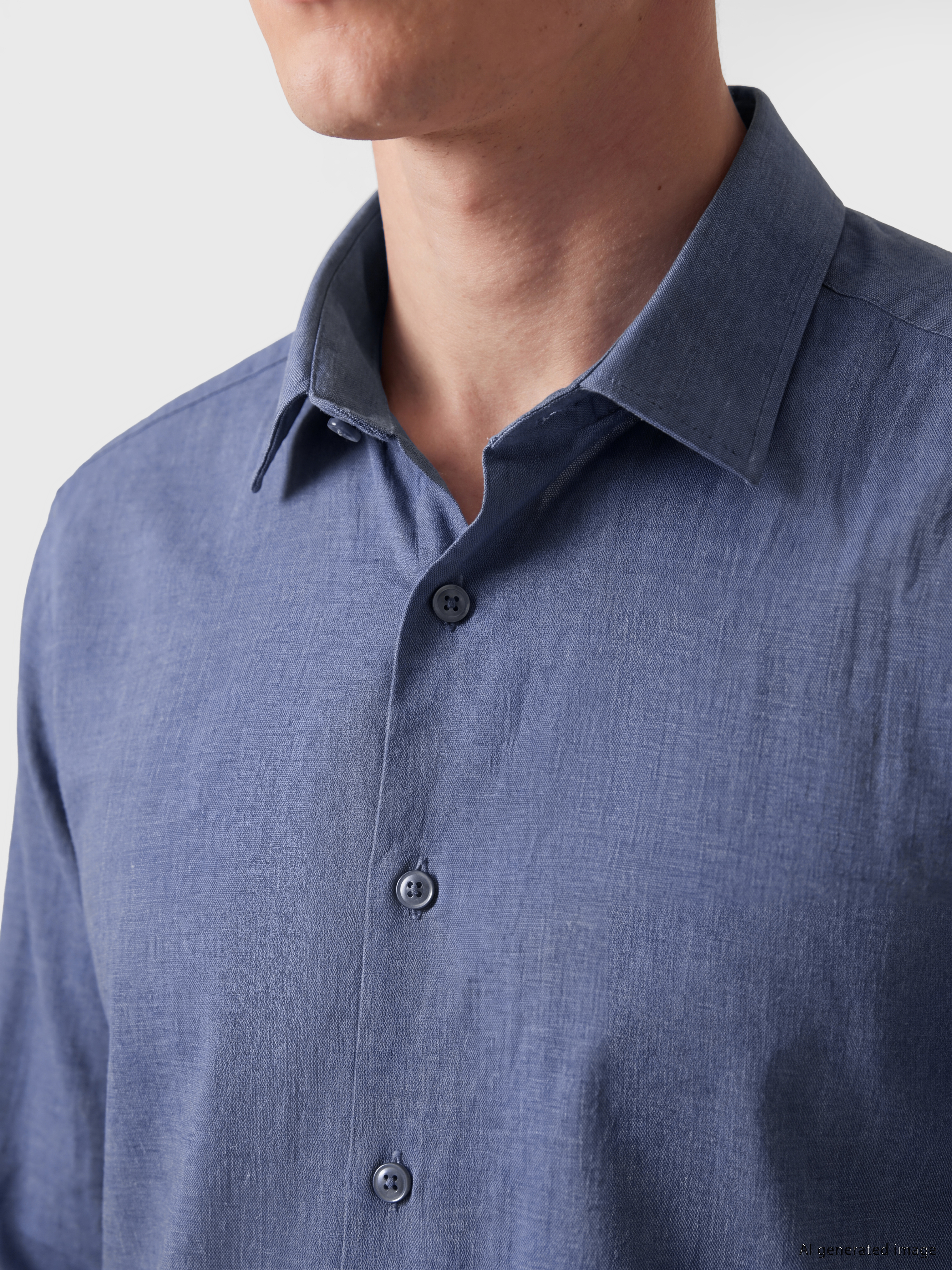 SOUTHBLUE Regular Fit Gabardin Erkek Gömlek görsel 3
