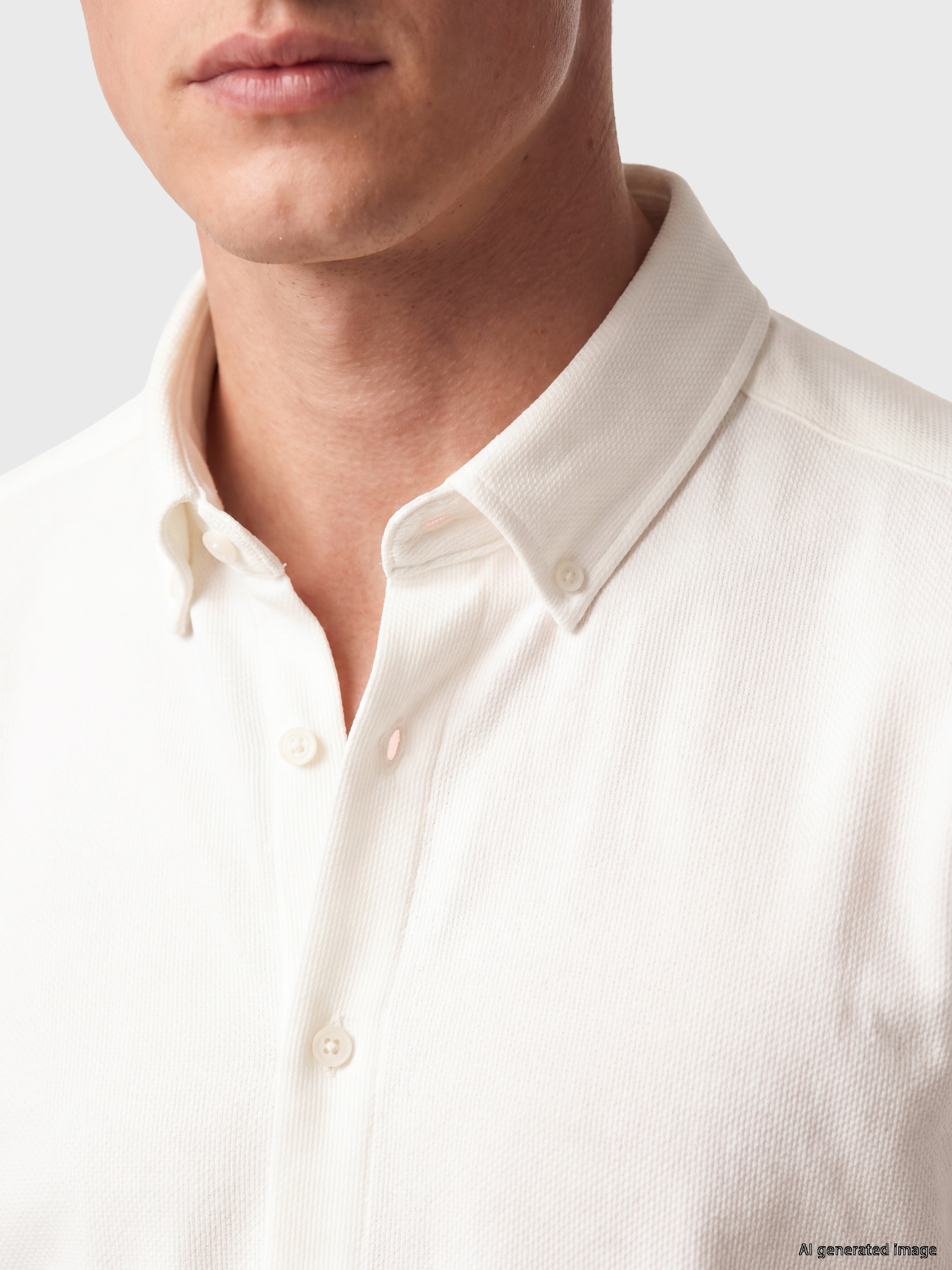 SOUTHBLUE Slim Fit Dokulu Erkek Gömlek görsel 3