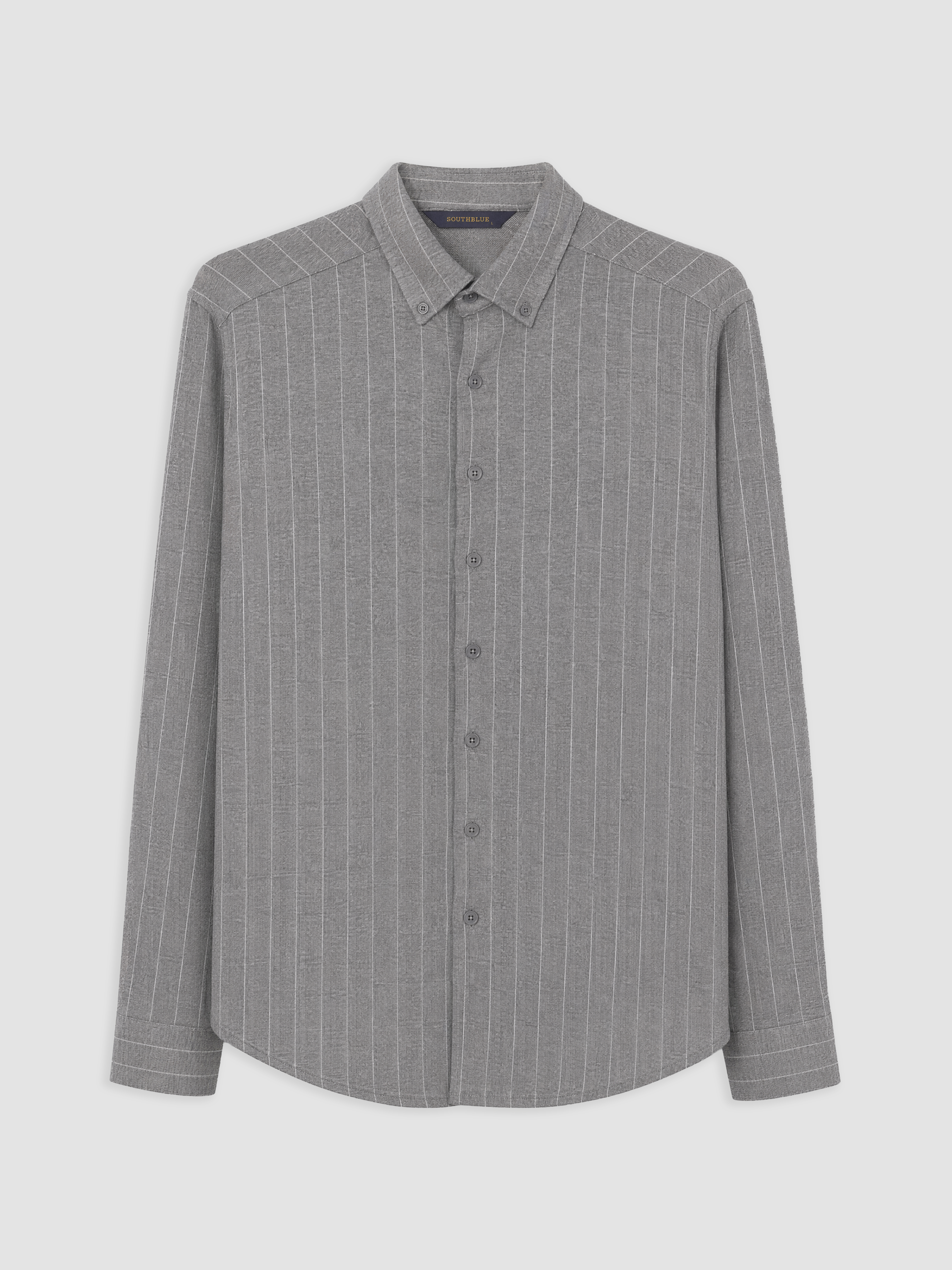 SOUTHBLUE Slim Fit Çizgili Erkek Gömlek görsel 5