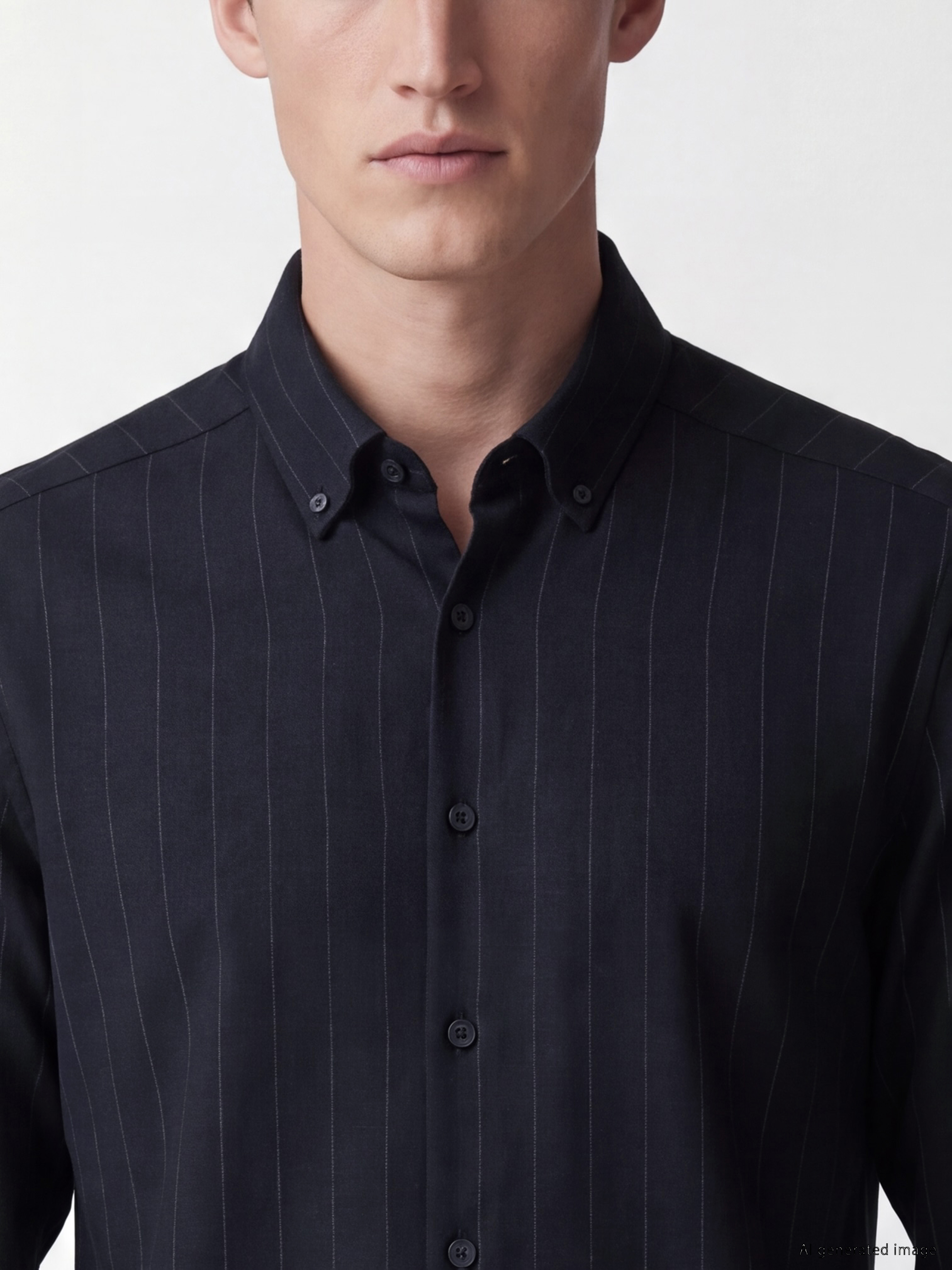 SOUTHBLUE Slim Fit Çizgili Erkek Gömlek görsel 3