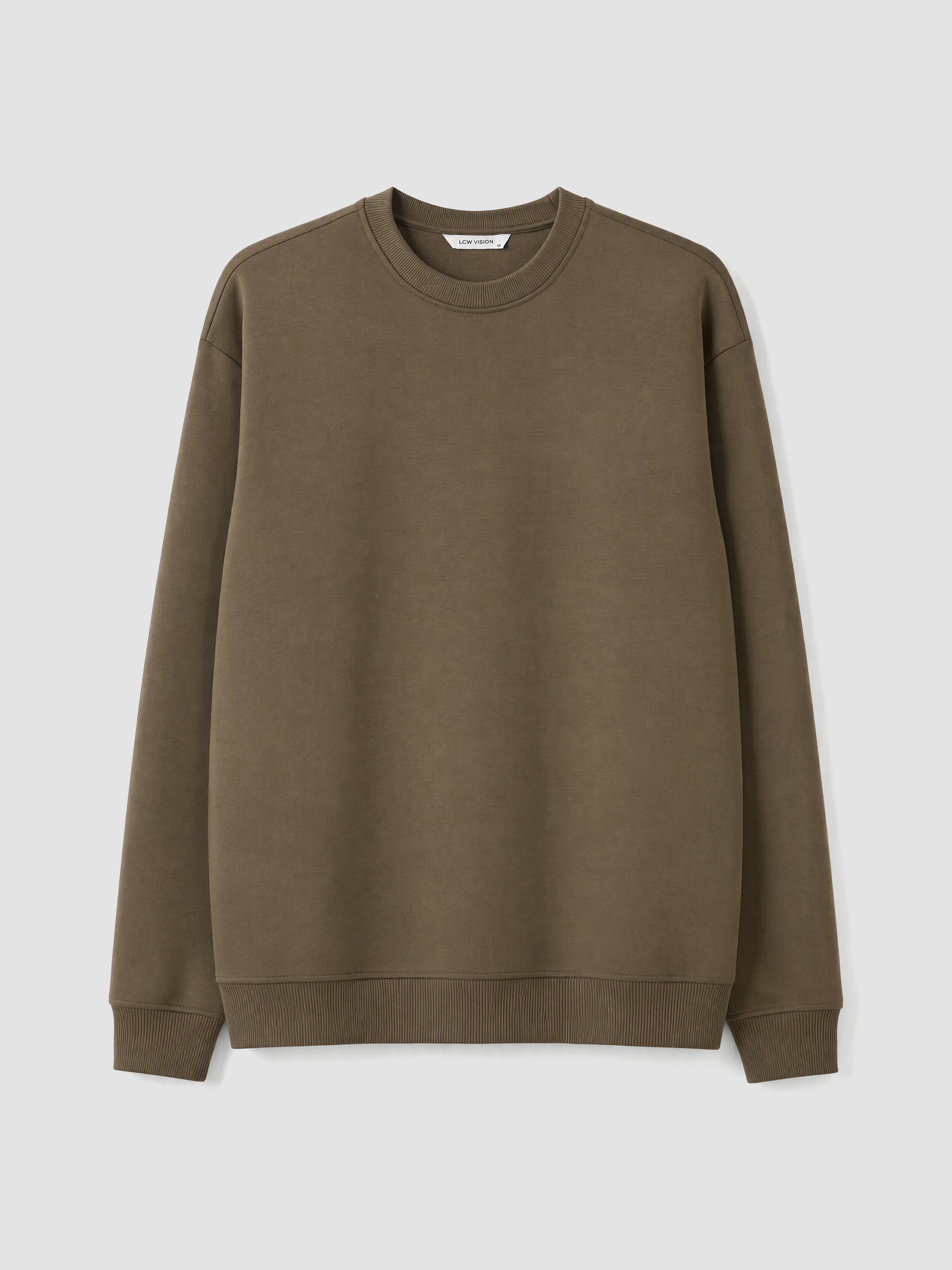 LCW Vision Bisiklet Yaka Erkek Kalın Sweatshirt görsel 5