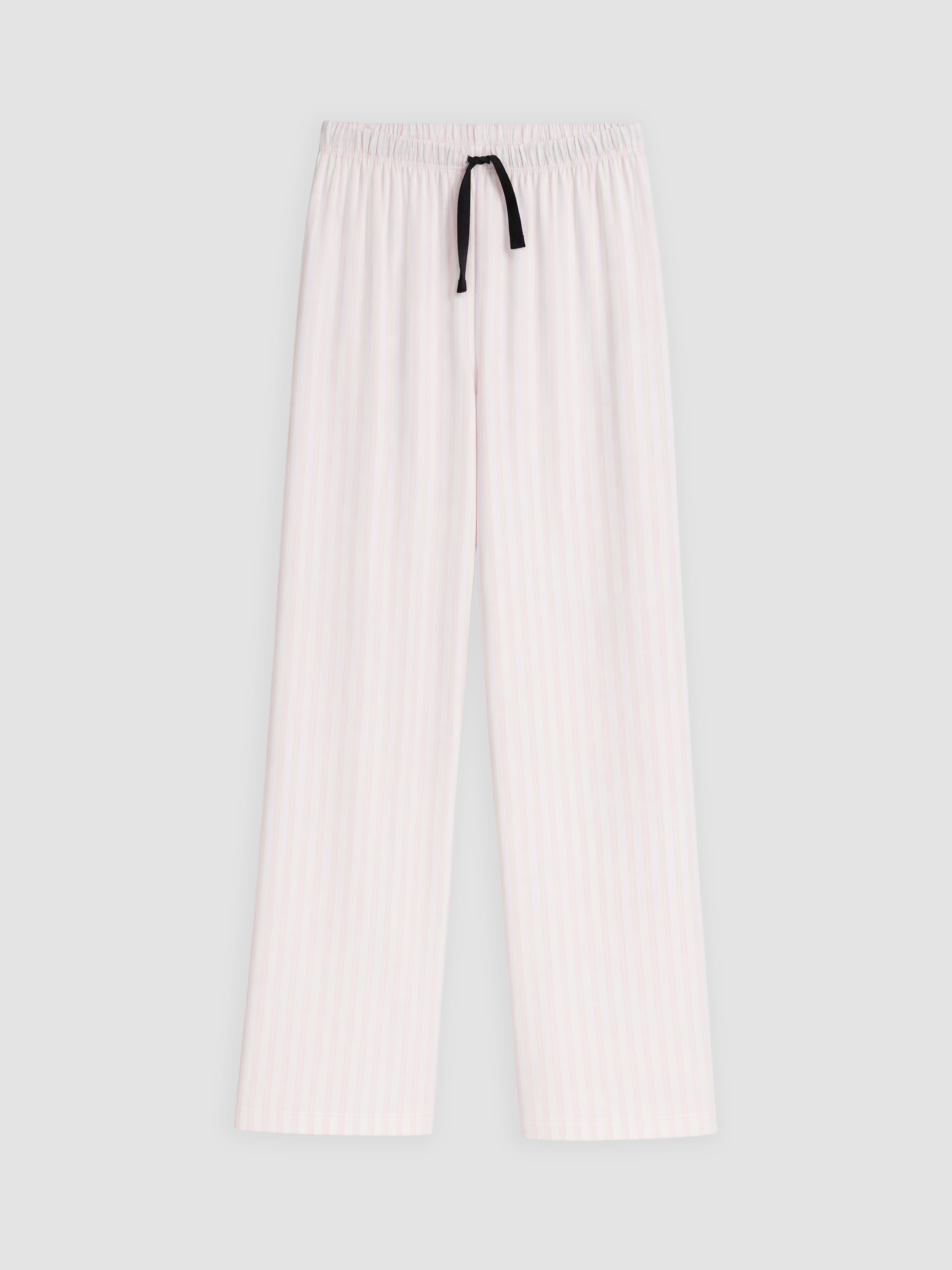 LCW DREAM Gömlek Yaka Çizgili Kadın Pijama Takım görsel 7