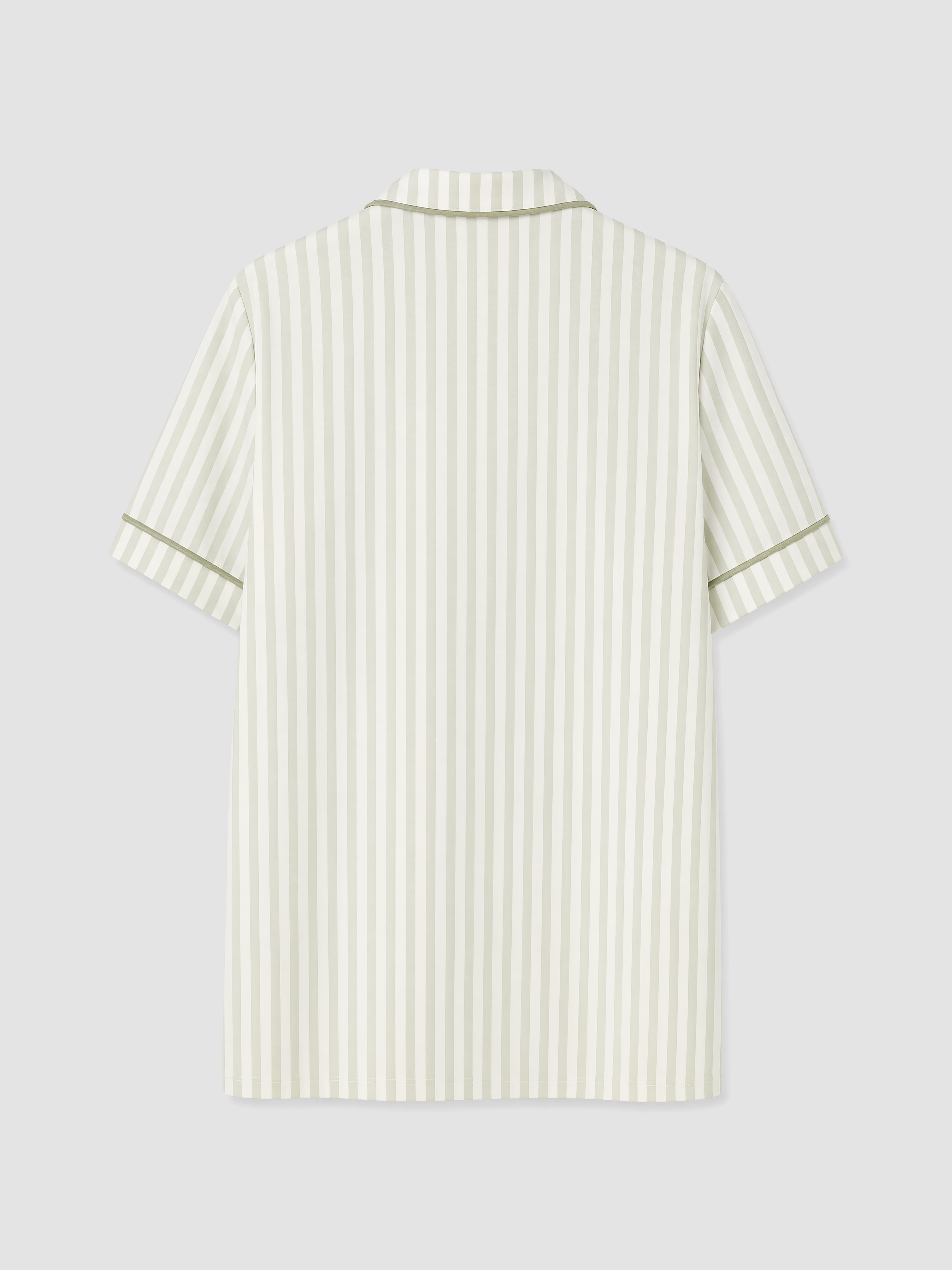 LCW DREAM Gömlek Yaka Çizgili Kadın Pijama Takımı görsel 8