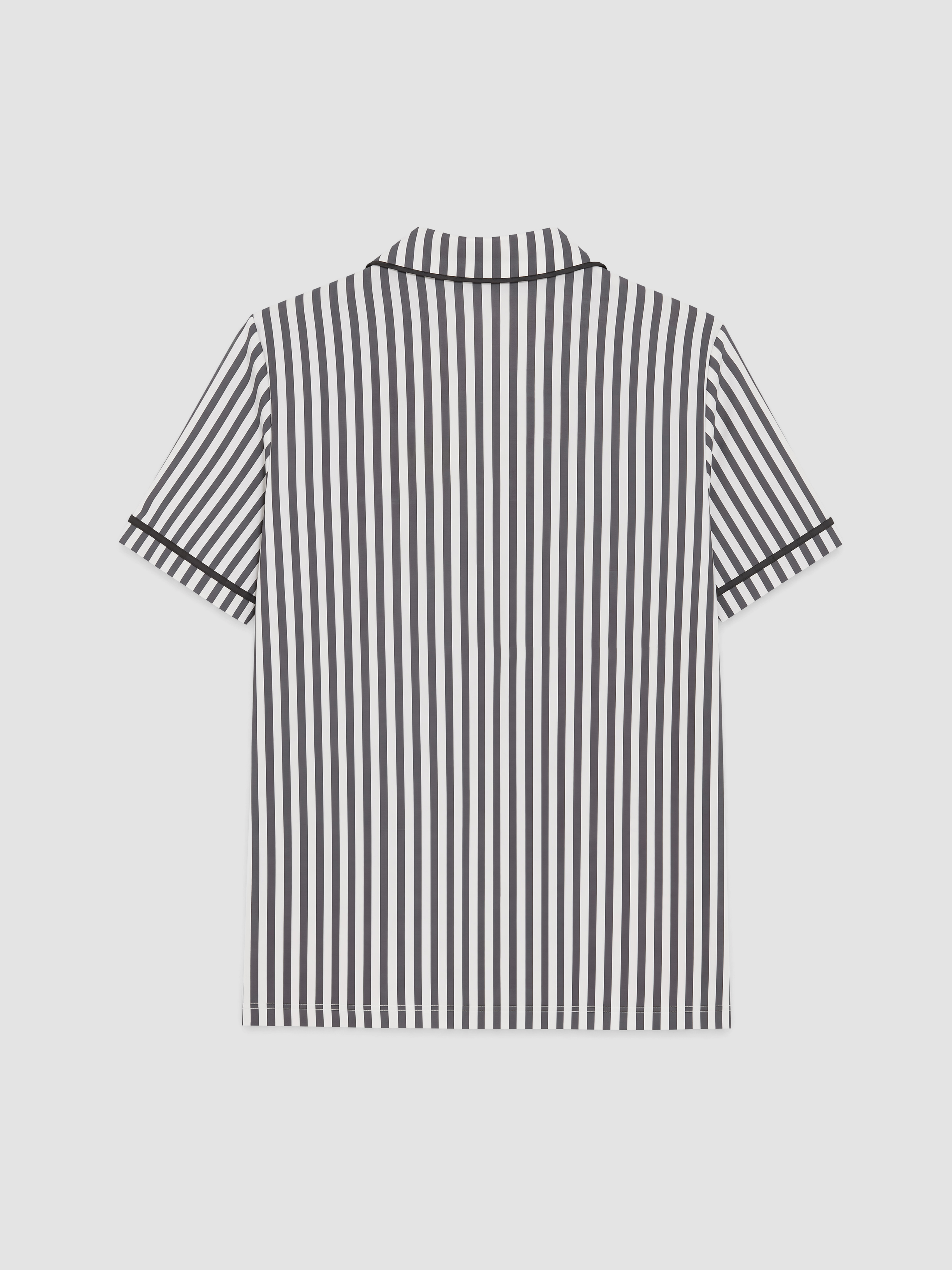 LCW DREAM Gömlek Yaka Çizgili Kadın Pijama Takımı görsel 7