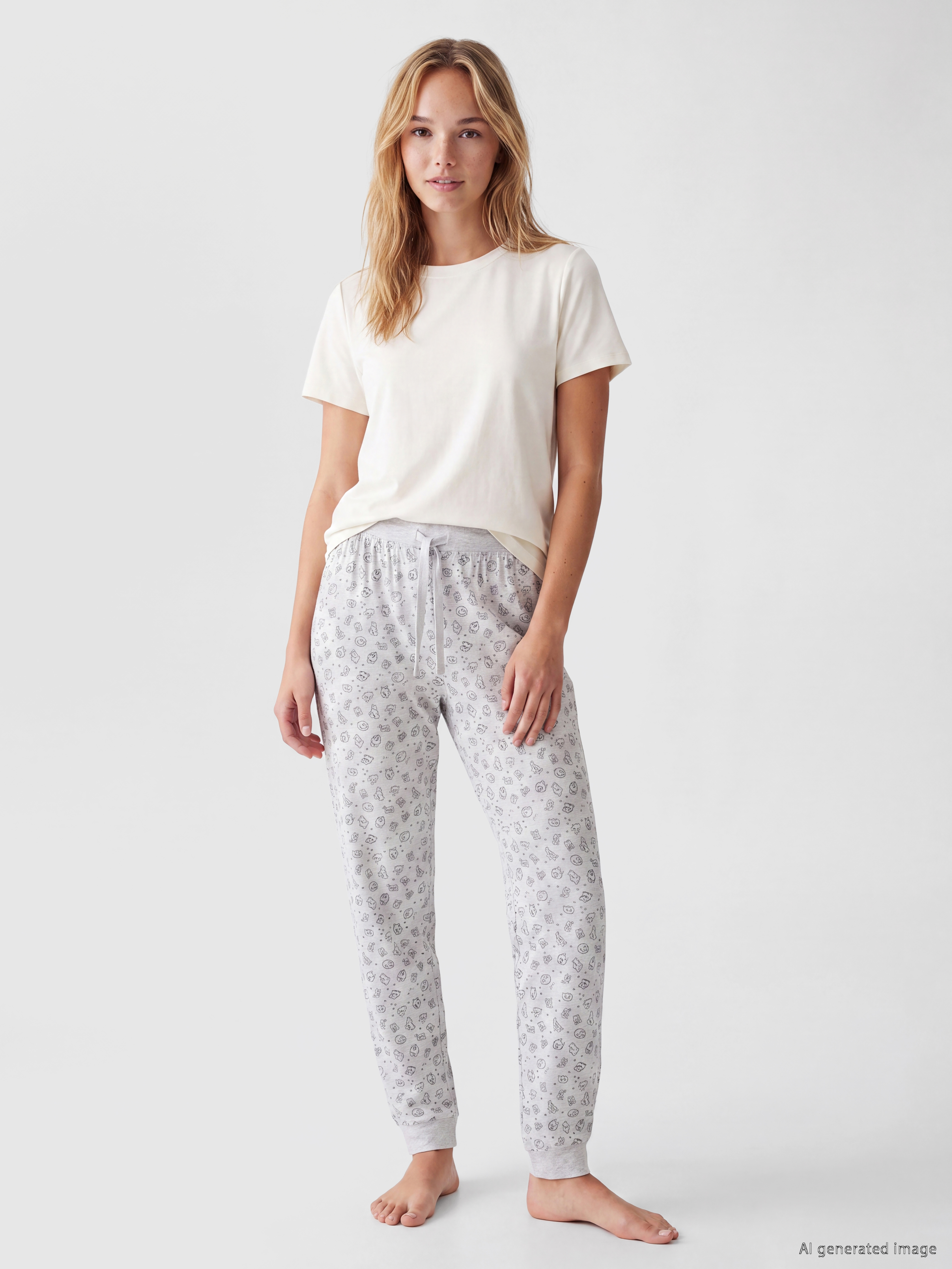 LCW DREAM Desenli Kadın Jogger Pijama Alt