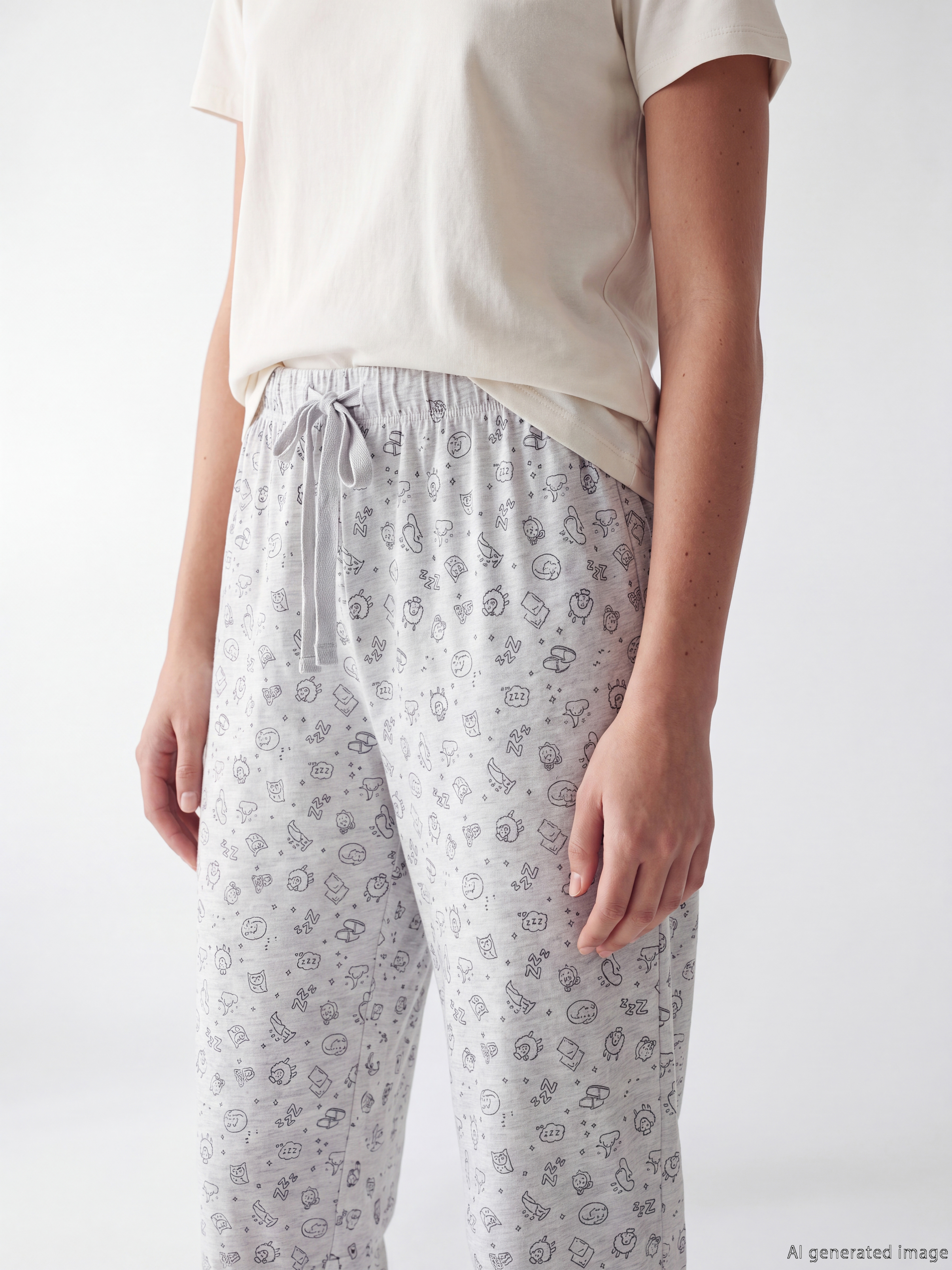 LCW DREAM Desenli Kadın Jogger Pijama Alt görsel 3