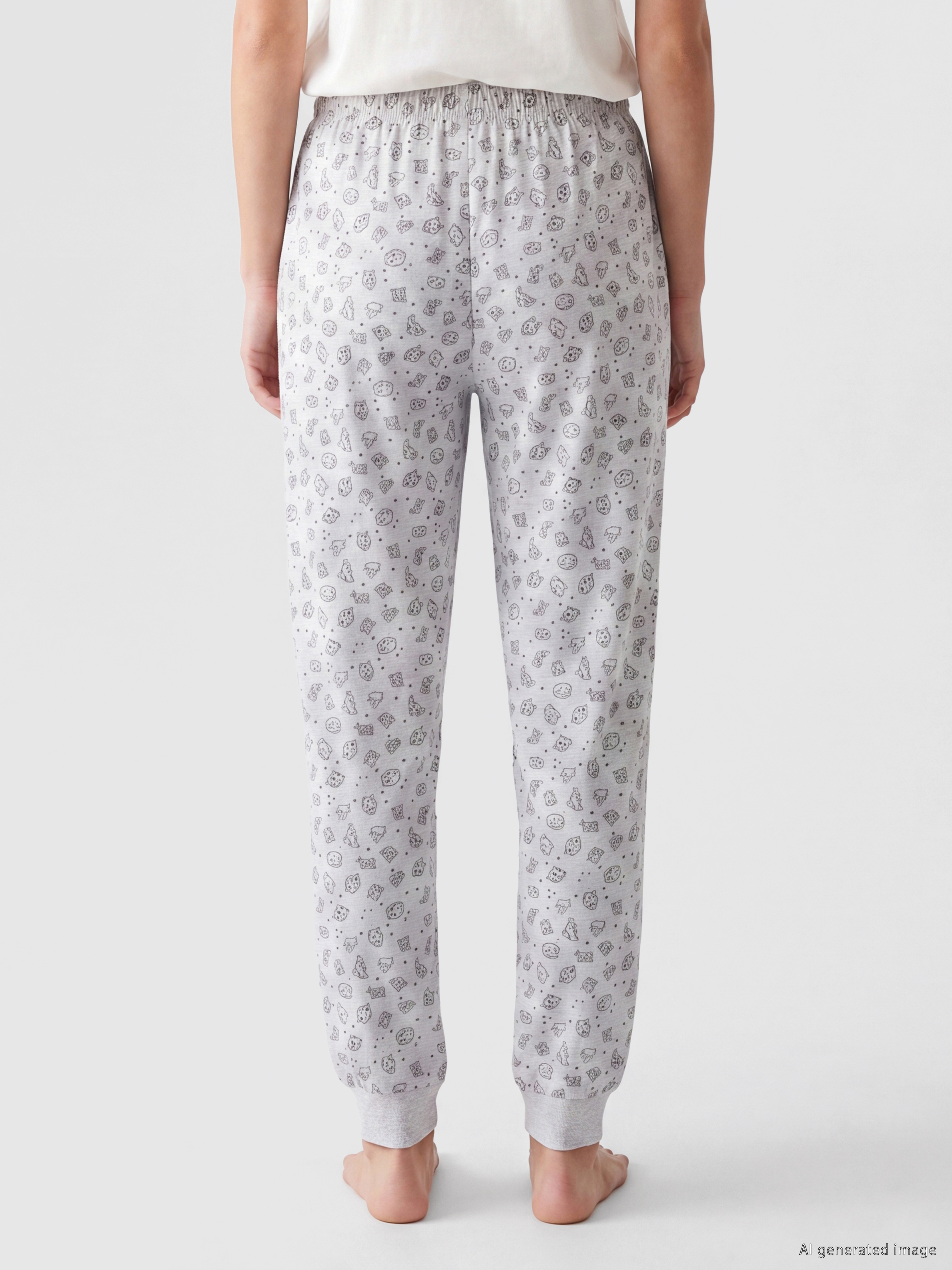LCW DREAM Desenli Kadın Jogger Pijama Alt görsel 4