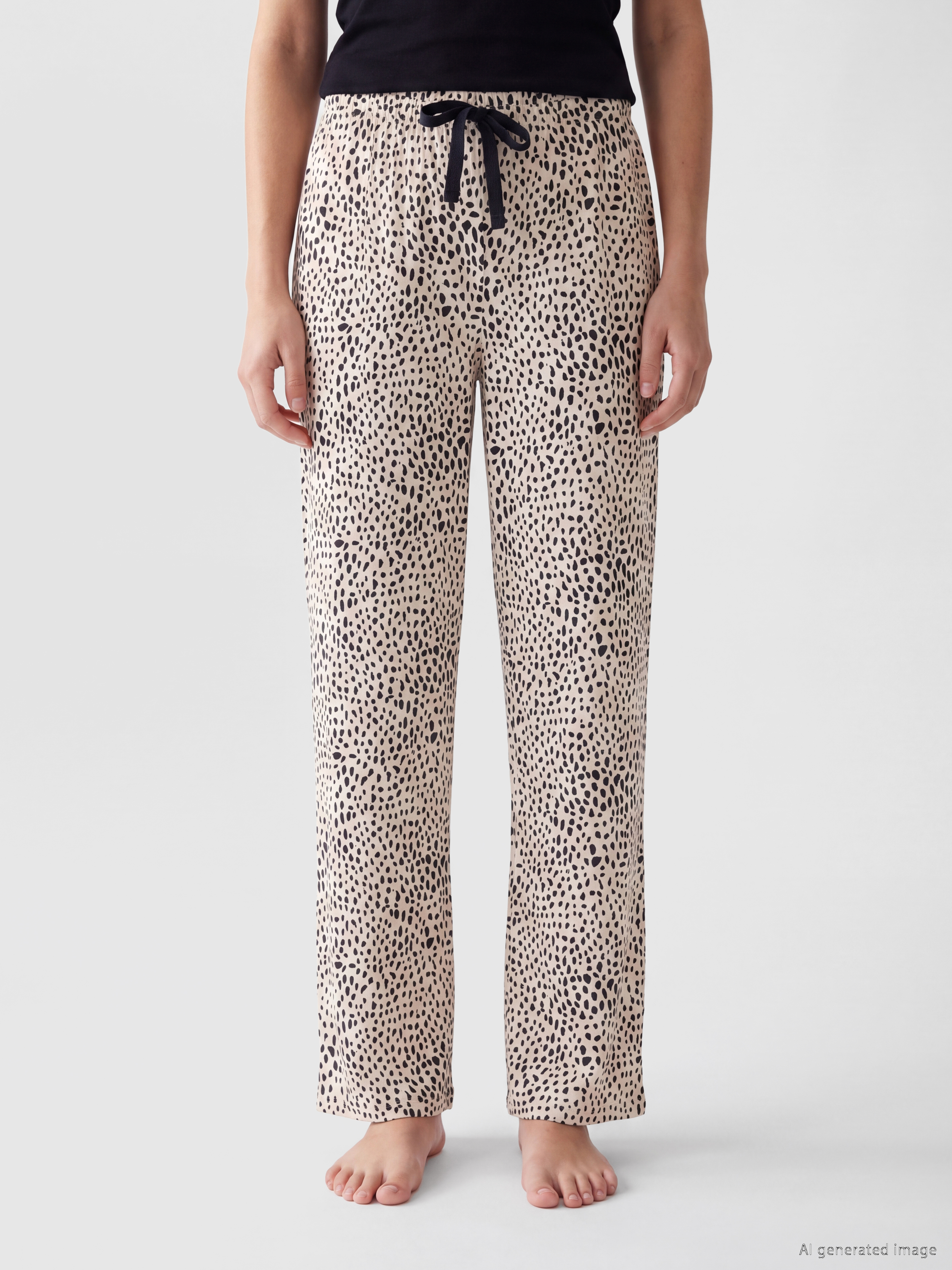 LCW DREAM Leopar Desenli Kadın Pijama Altı görsel 2