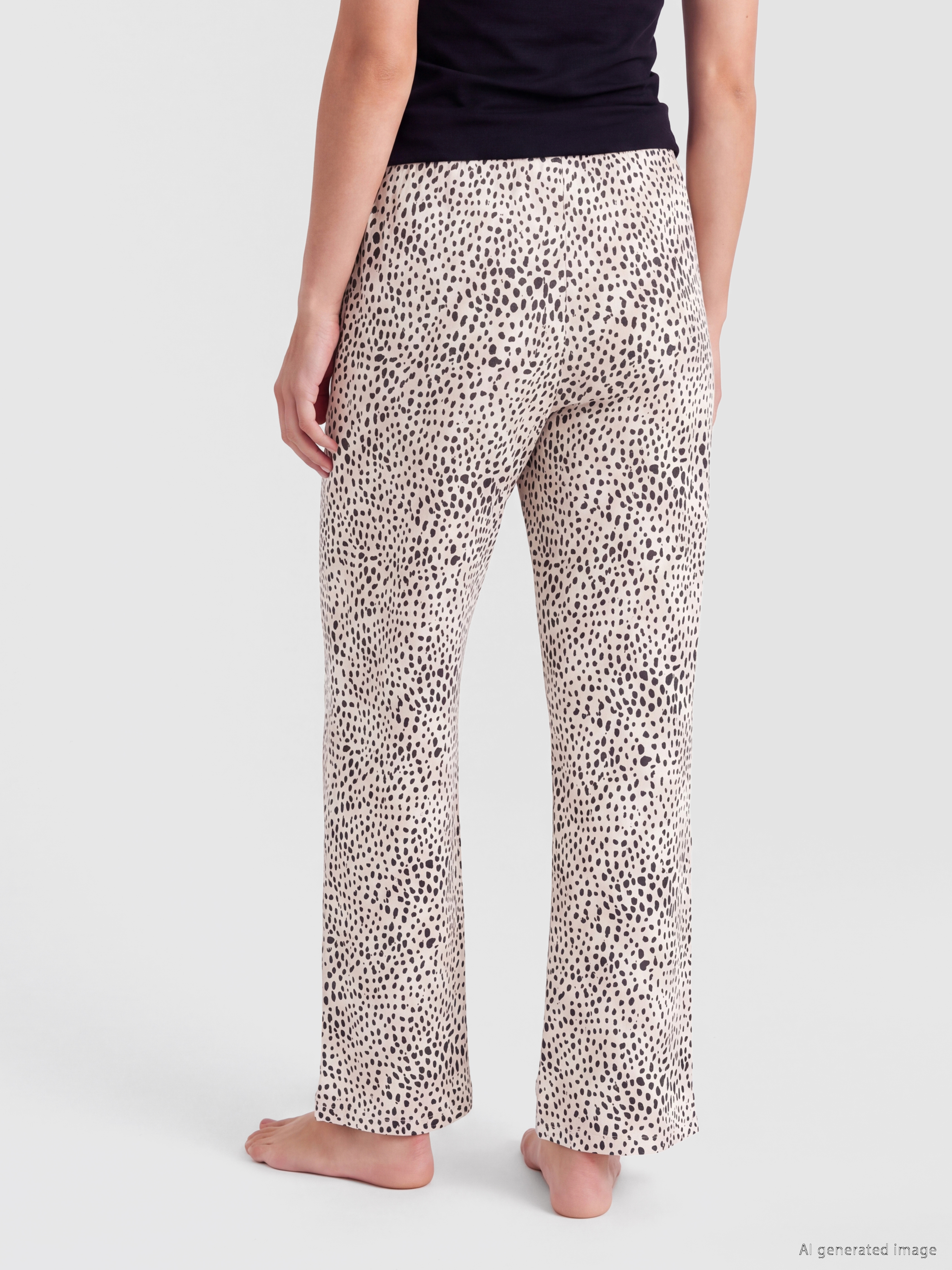 LCW DREAM Leopar Desenli Kadın Pijama Altı görsel 4