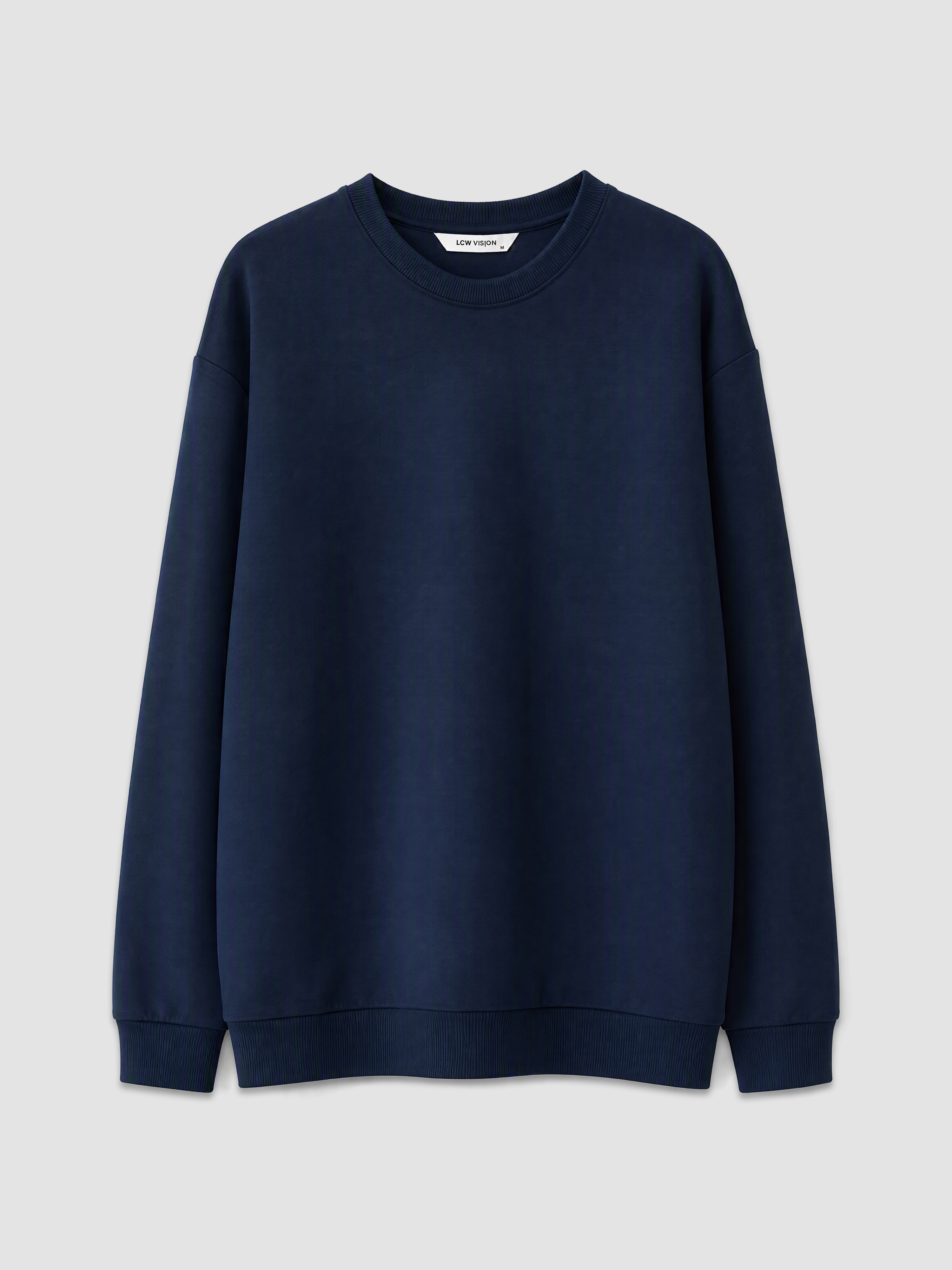 LCW Vision Bisiklet Yaka Erkek Sweatshirt