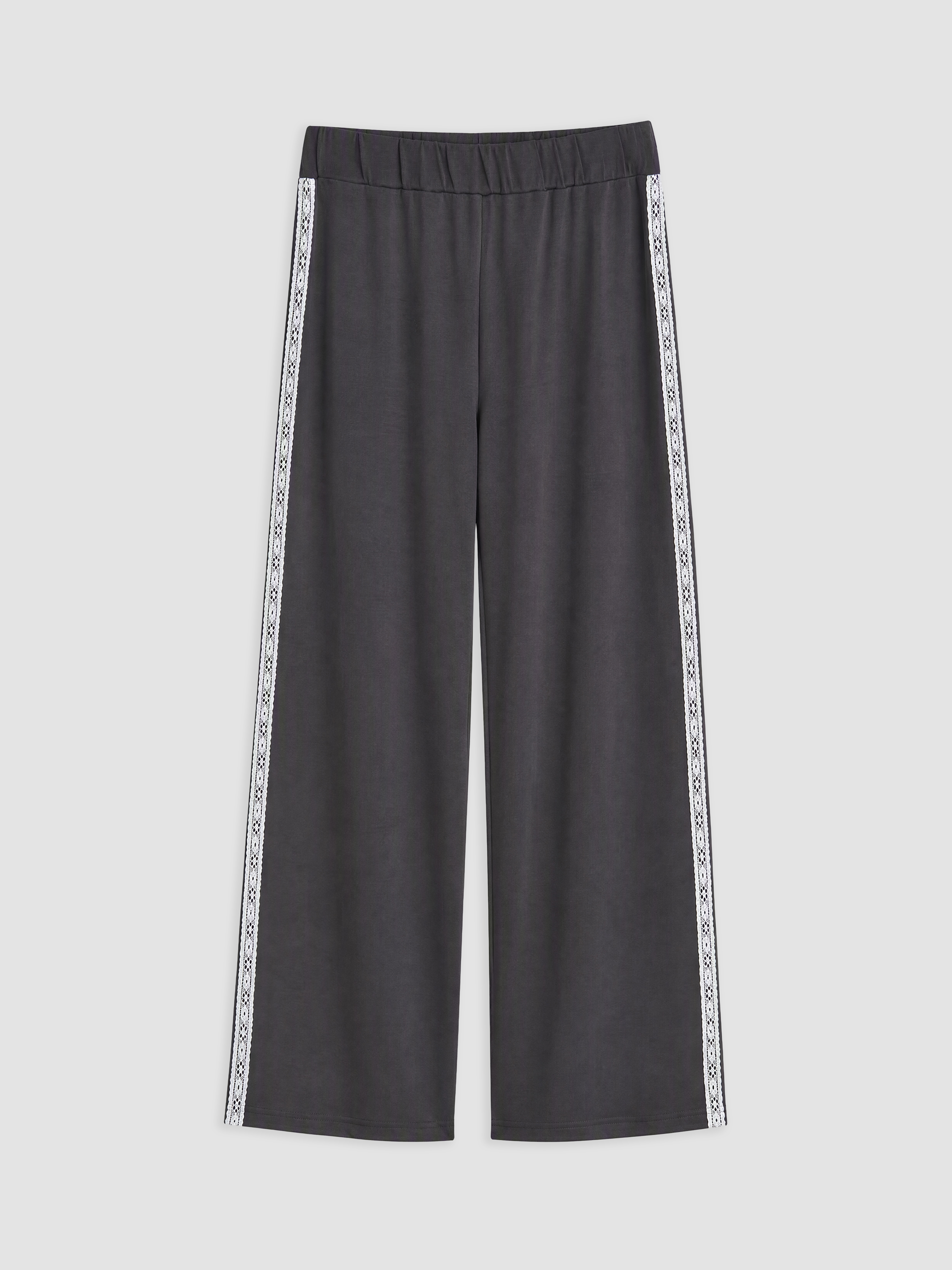 LCW Young Polo Yaka Baskılı Kadın Pijama Takım görsel 8