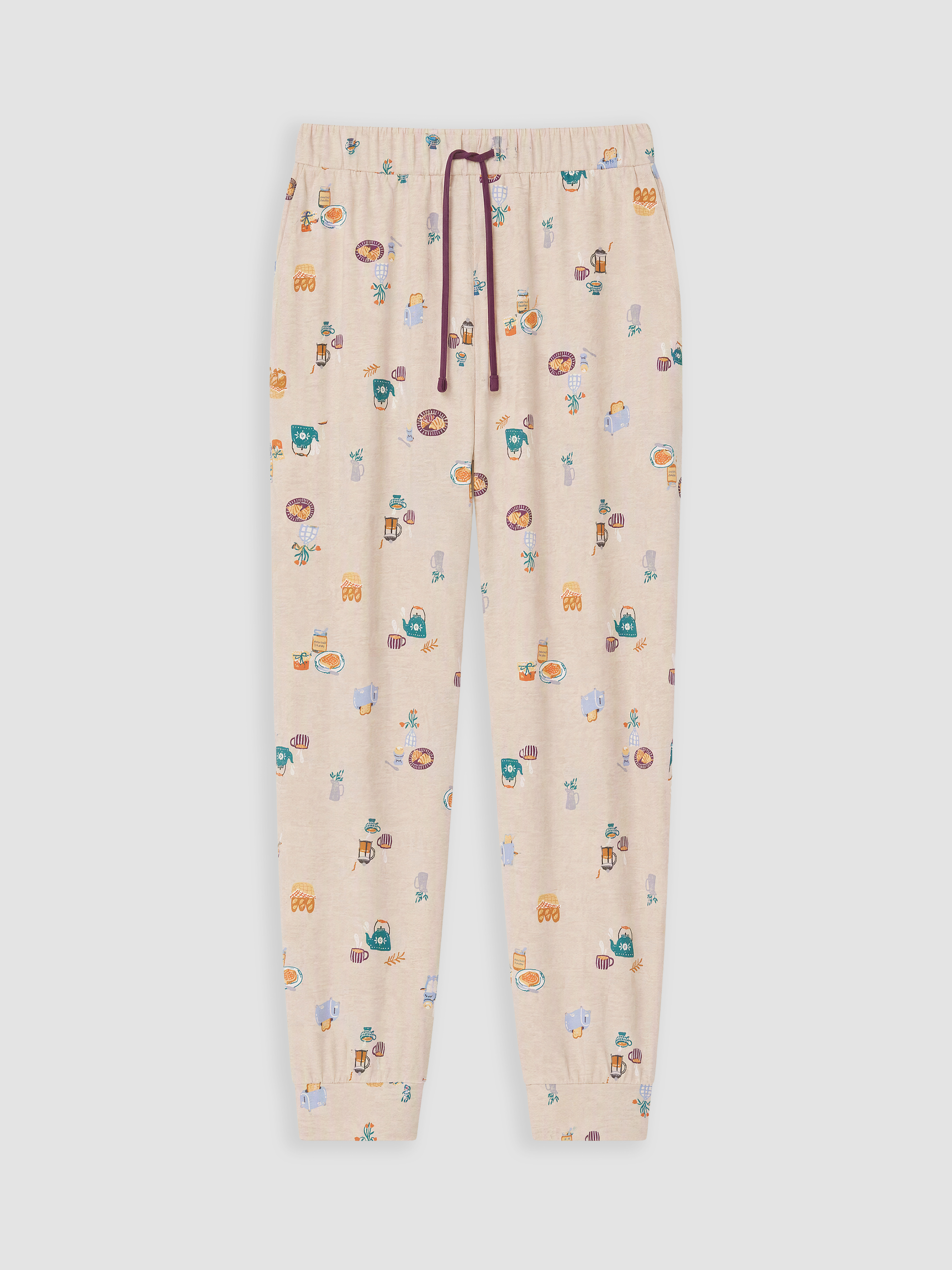 LCW DREAM Beli Lastikli Desenli Kadın Pijama Altı görsel 5