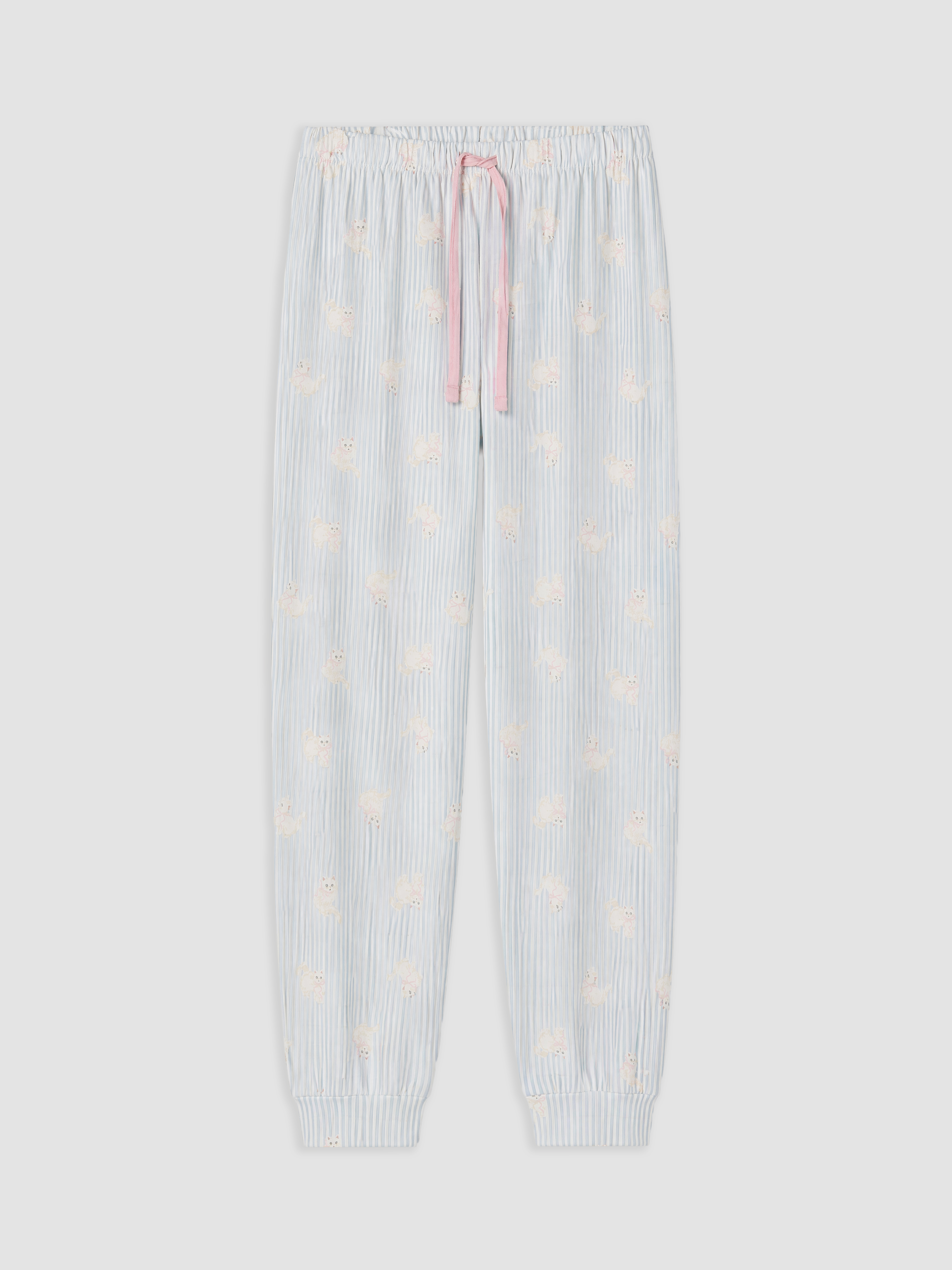 LCW DREAM Beli Lastikli Desenli Kadın Pijama Alt