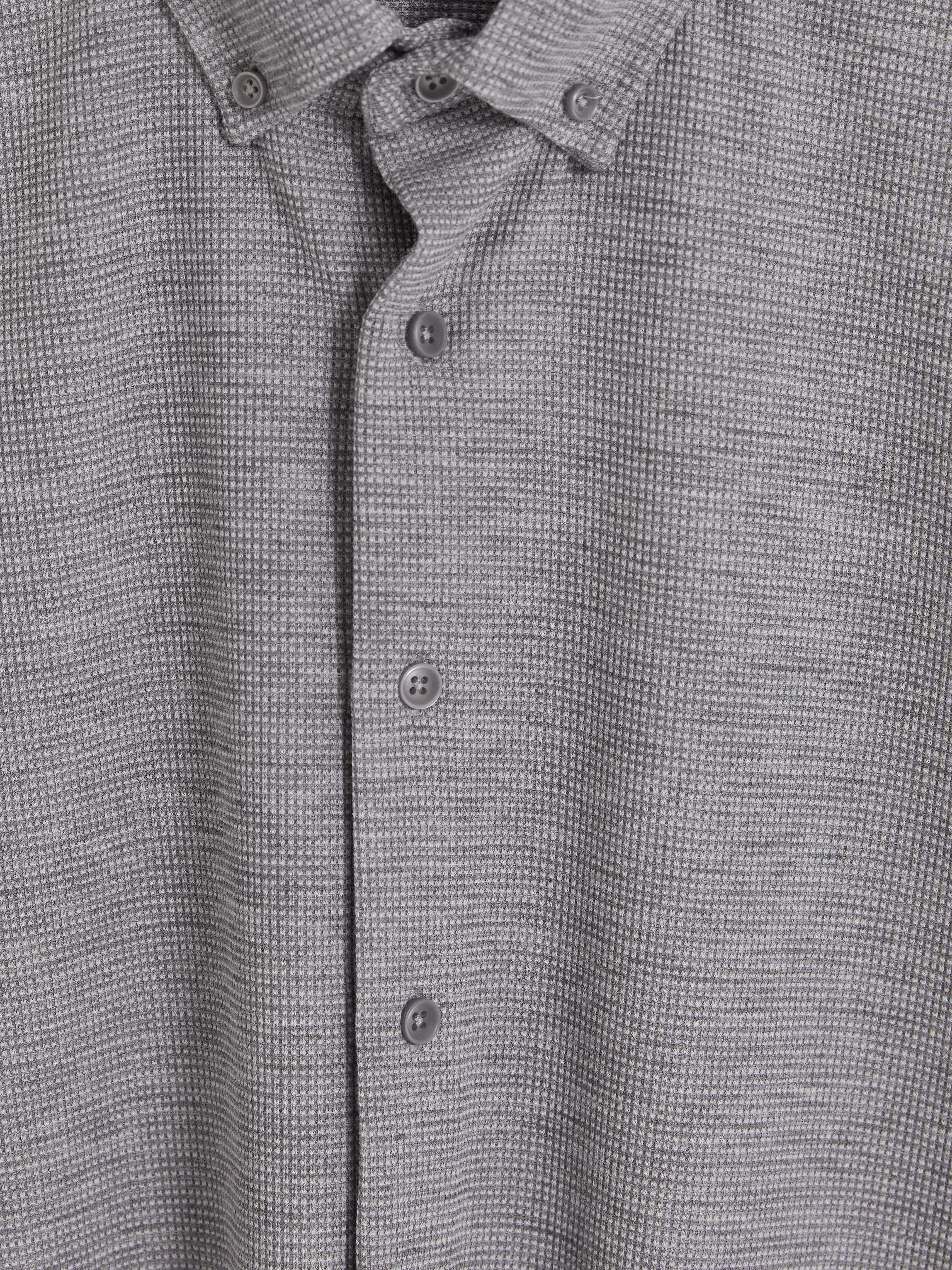 LCW Vision Slim Fit Dokulu Erkek Gömlek görsel 2