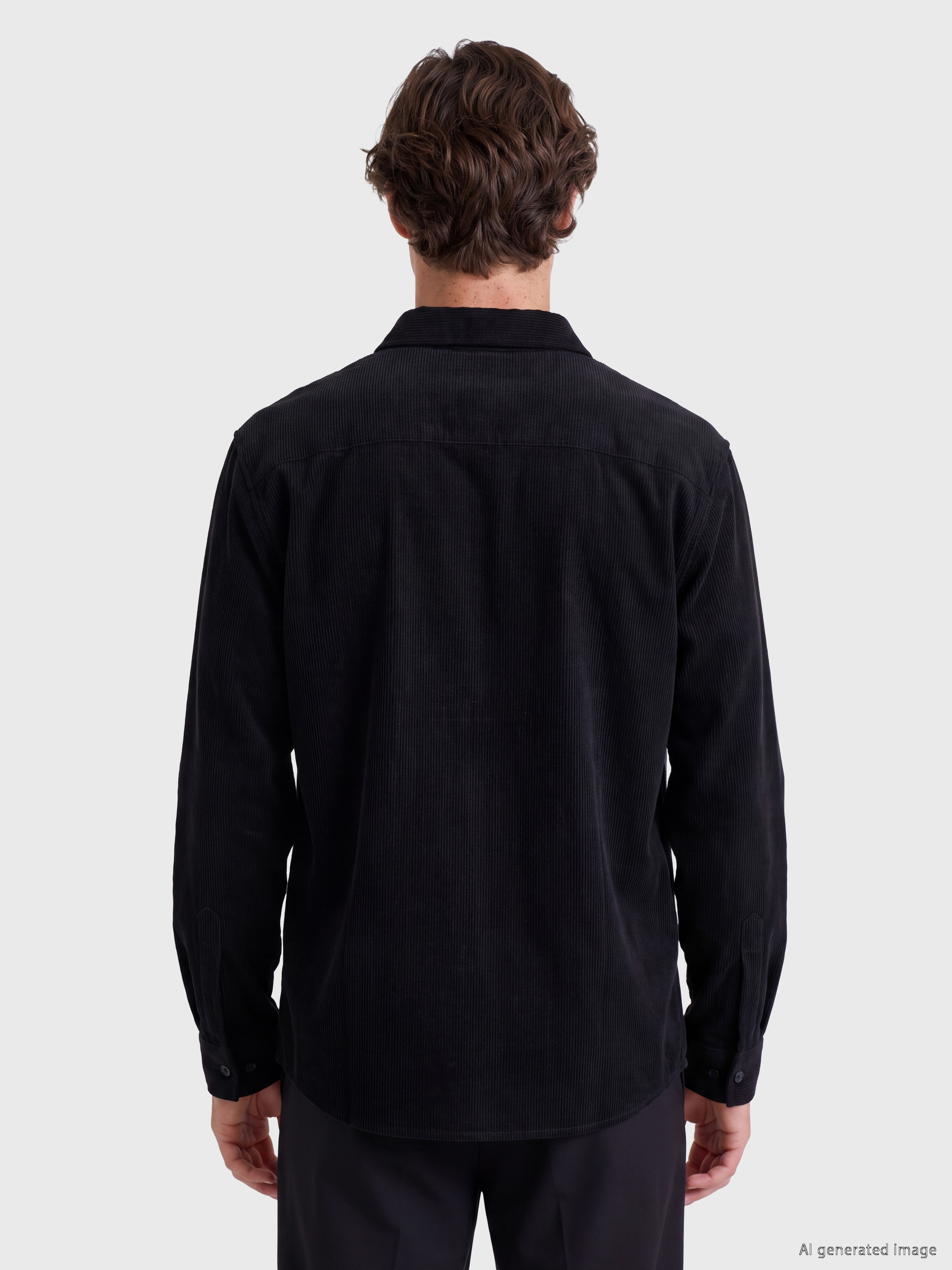 LCW Vision Slim Fit Dokulu Erkek Gömlek görsel 4