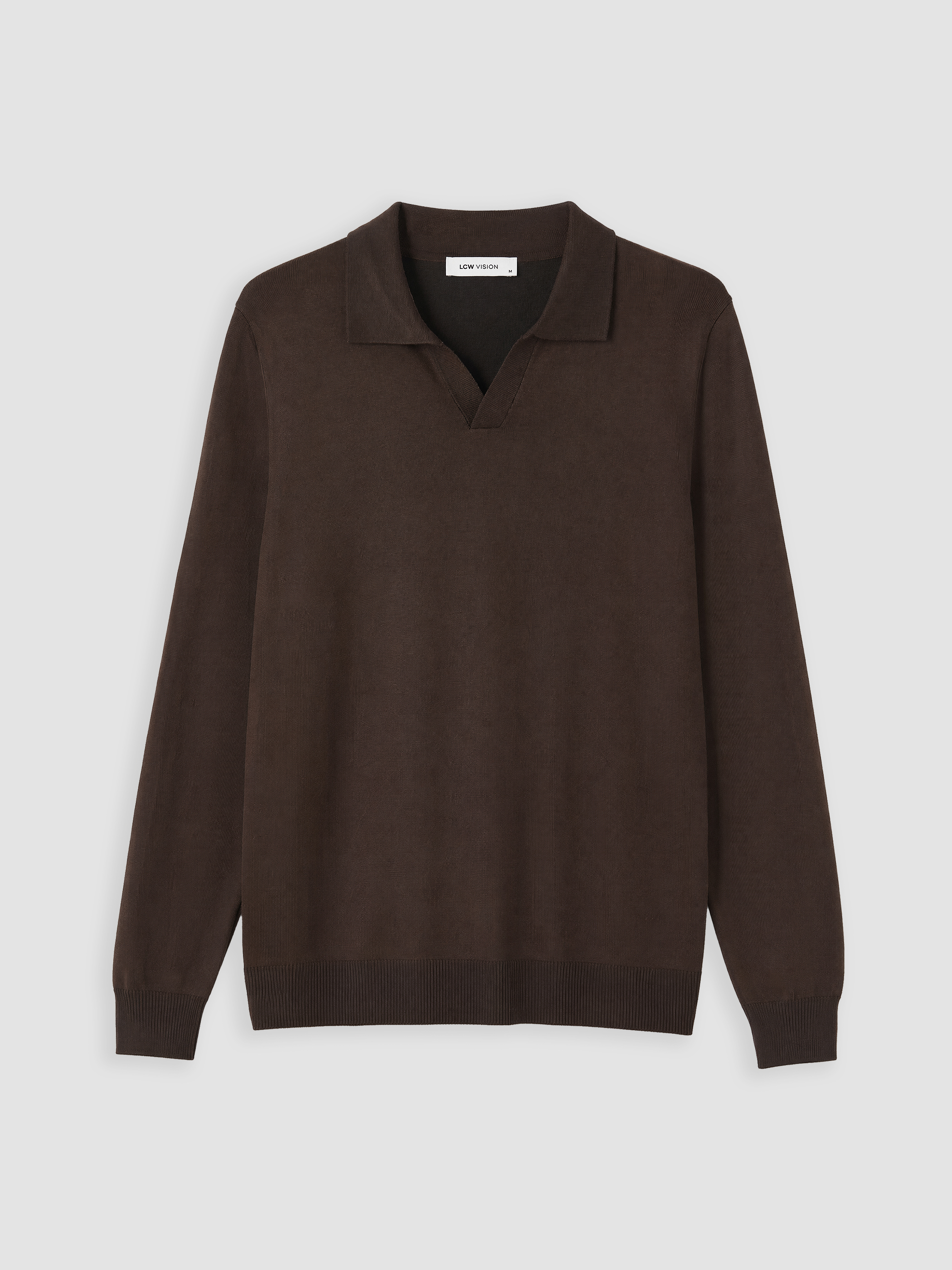 LCW Vision Polo Yaka Erkek Triko Kazak görsel 4