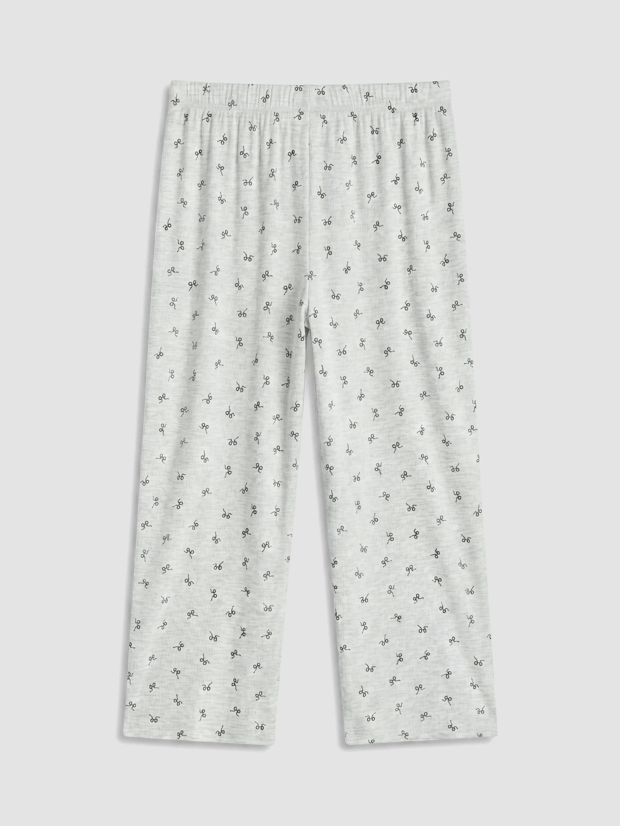 LCW DREAM V Yaka Fiyonk Baskılı Kadın Kaprili Pijama Takımı görsel 7