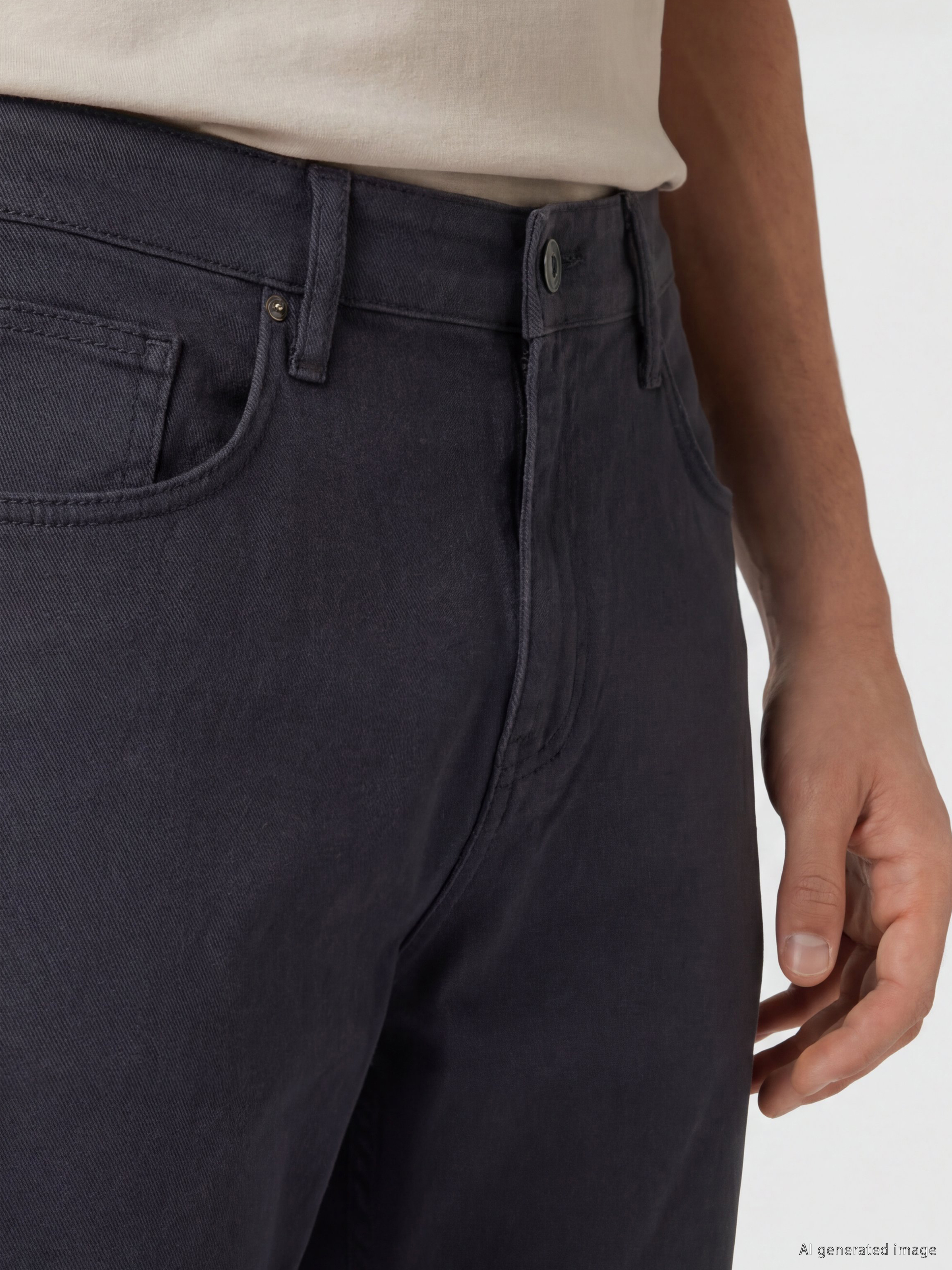 LCWAIKIKI Classic Regular Fit Gabardin Erkek Chino Pantolon görsel 3