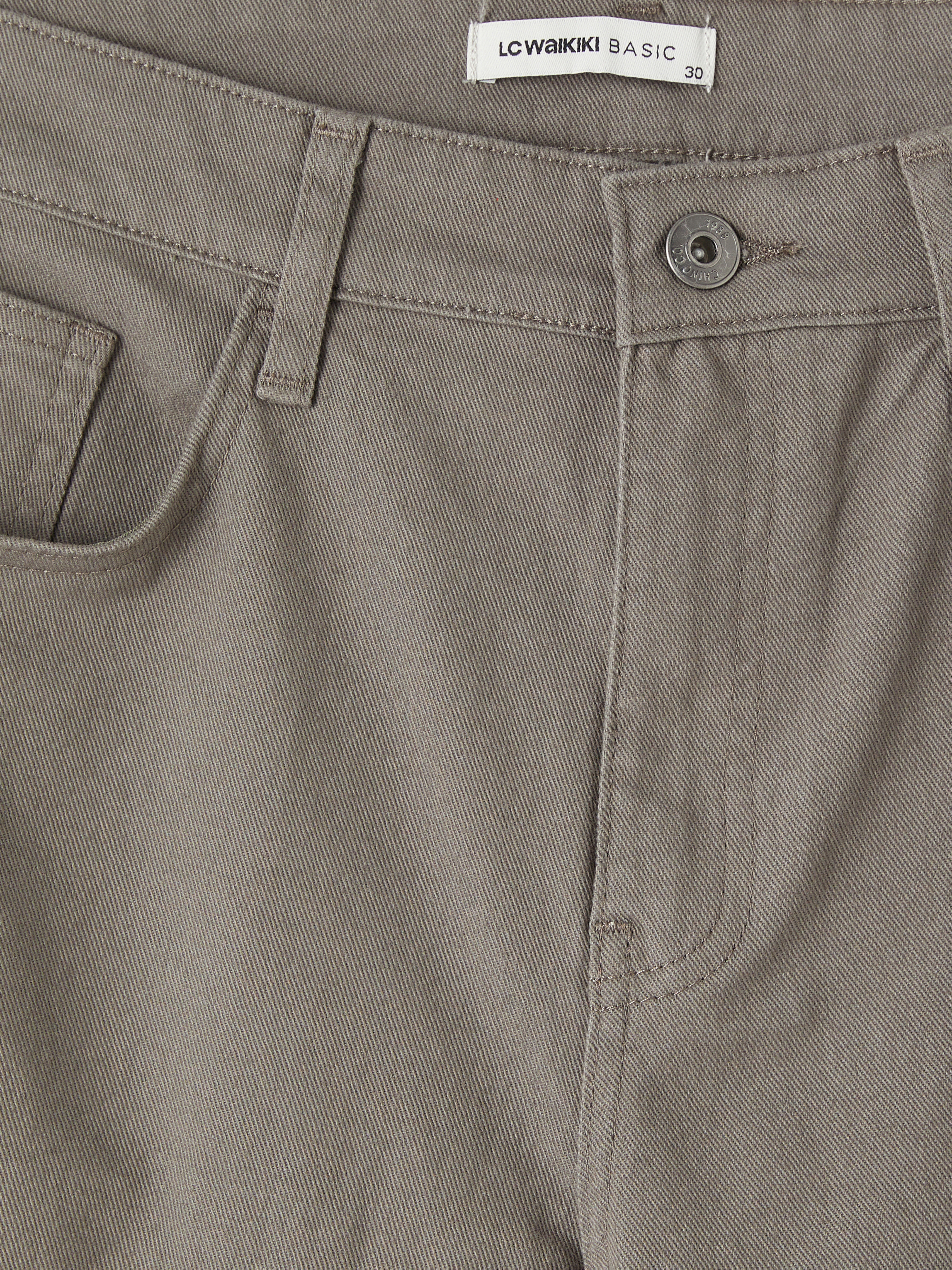 LCWAIKIKI Classic Regular Fit Gabardin Erkek Chino Pantolon görsel 5
