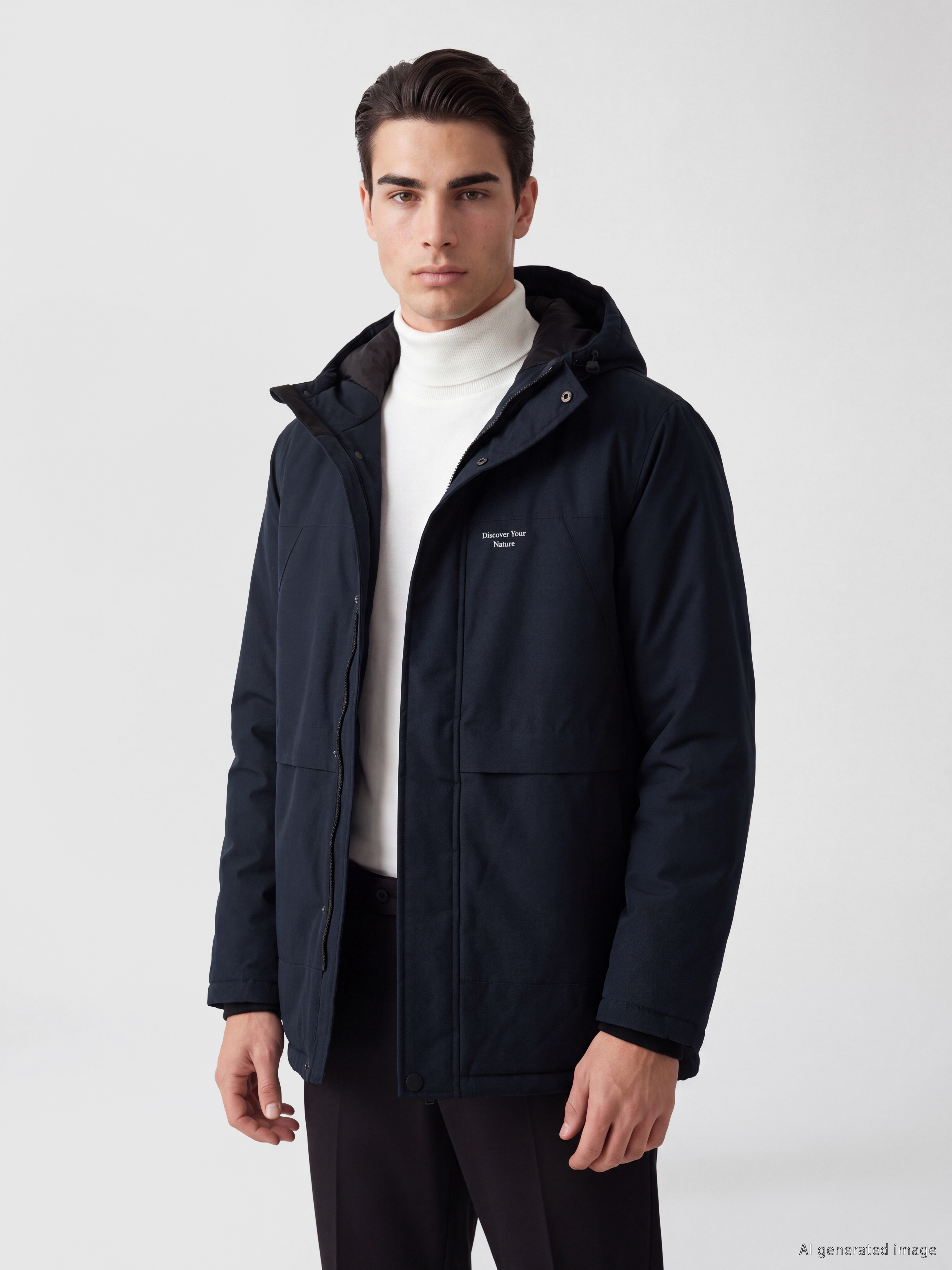 LCWAIKIKI Classic Regular Fit Kapüşonlu Erkek Şişme Mont