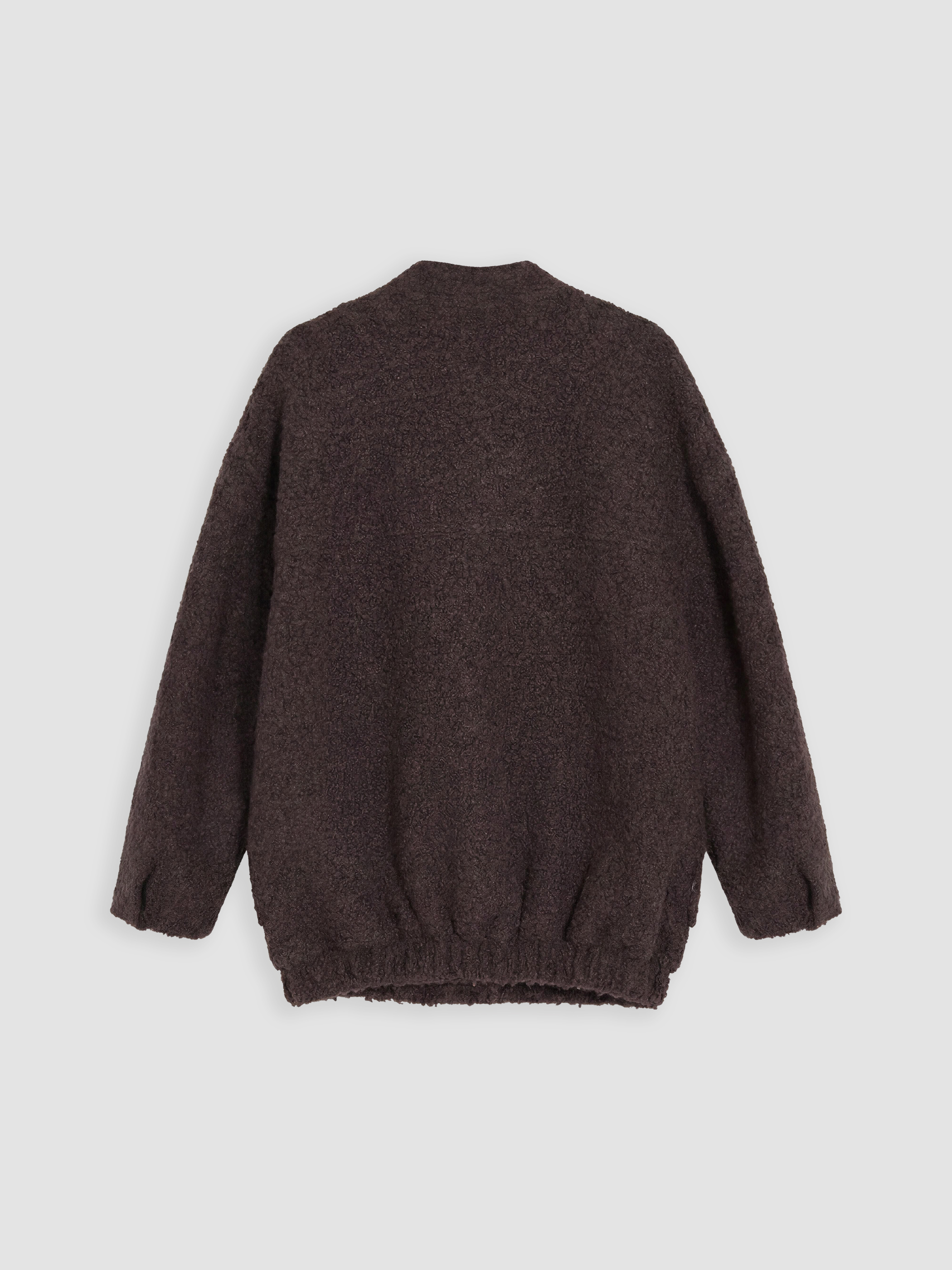 LCW EVERYDAY Oversize Kadın Bomber Kaşe Kaban görsel 7