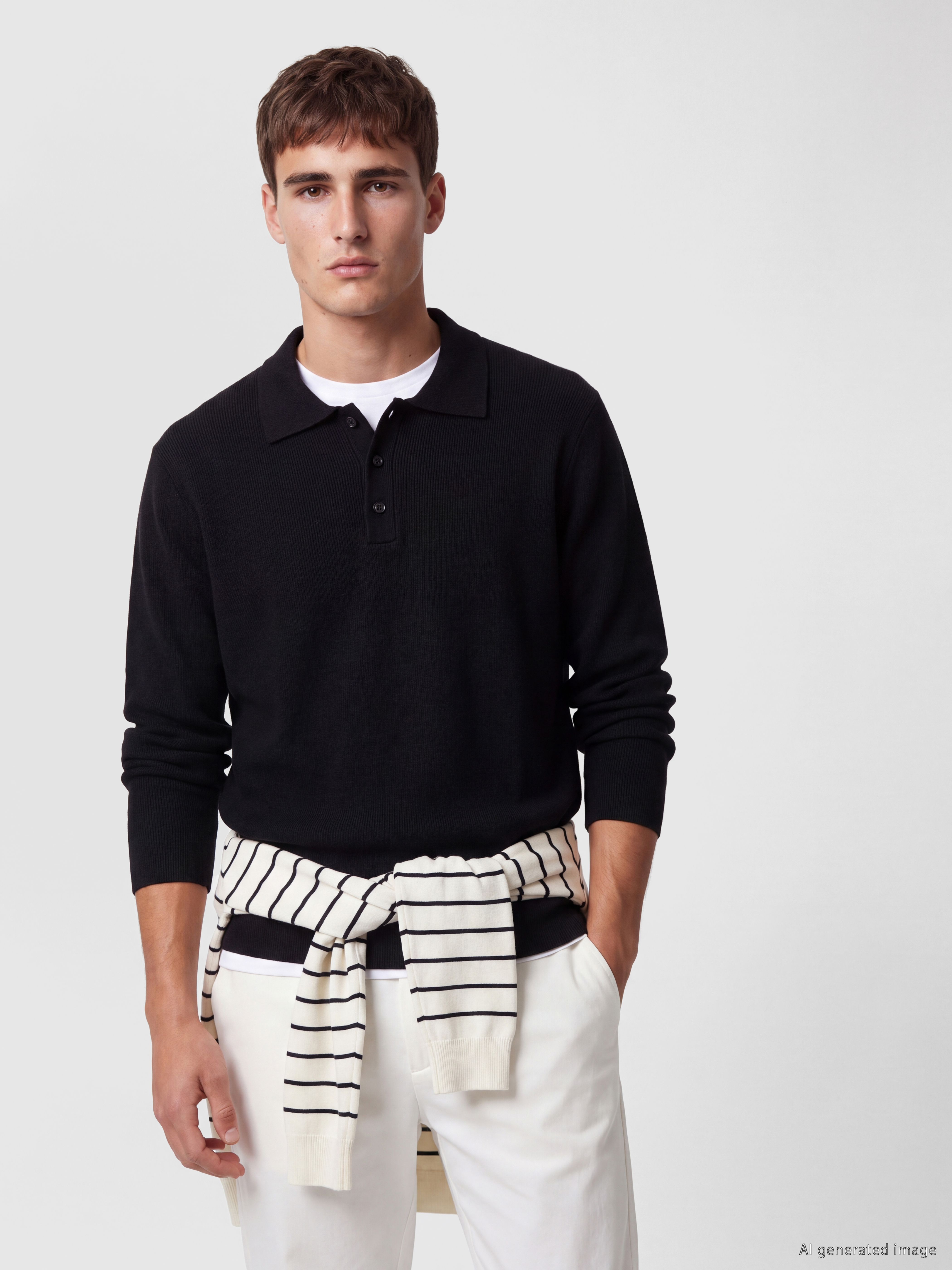LCW Vision Polo Yaka Erkek Triko Kazak