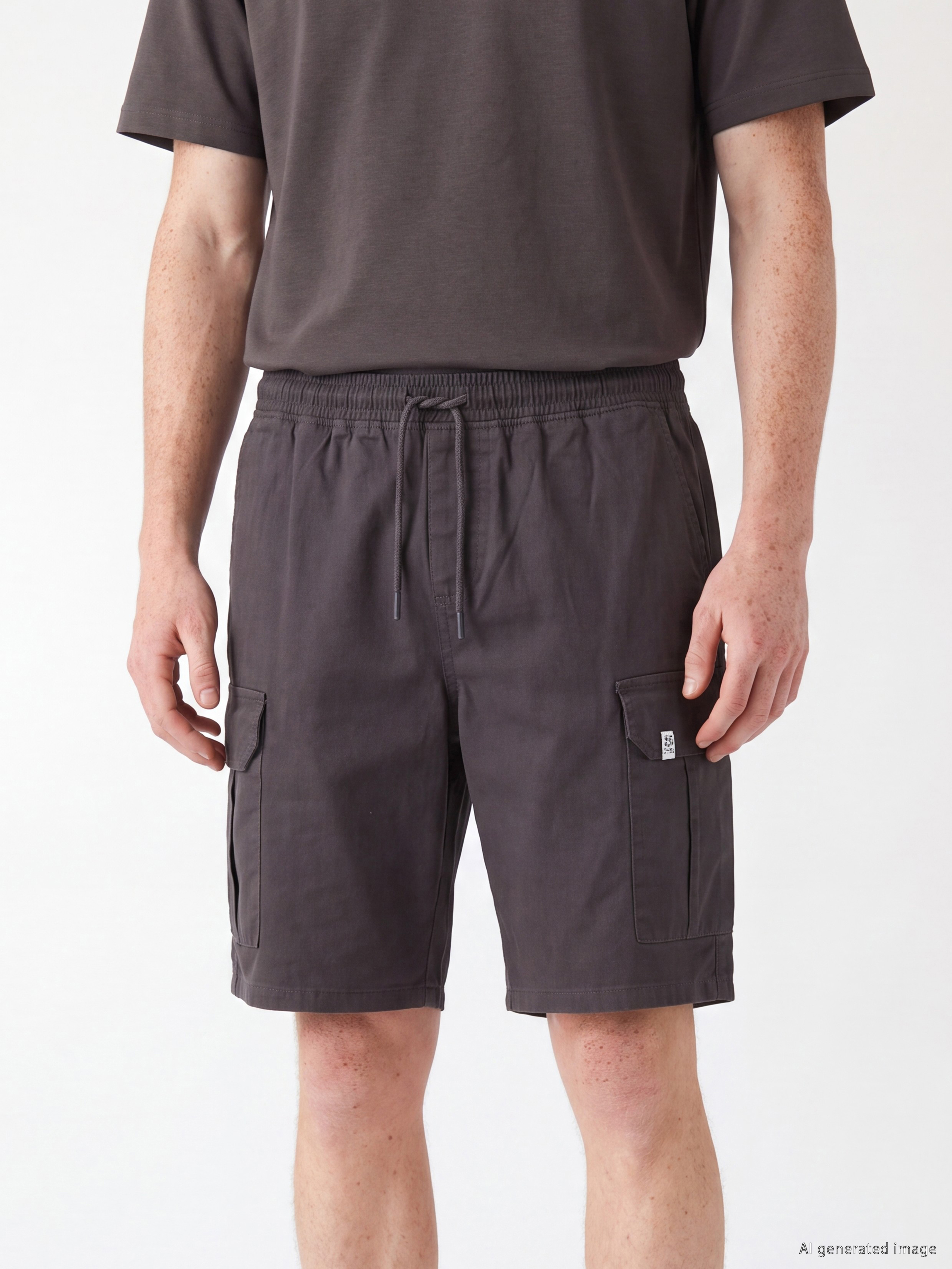 XSIDE Regular Fit Gabardin Erkek Kargo Şort görsel 3
