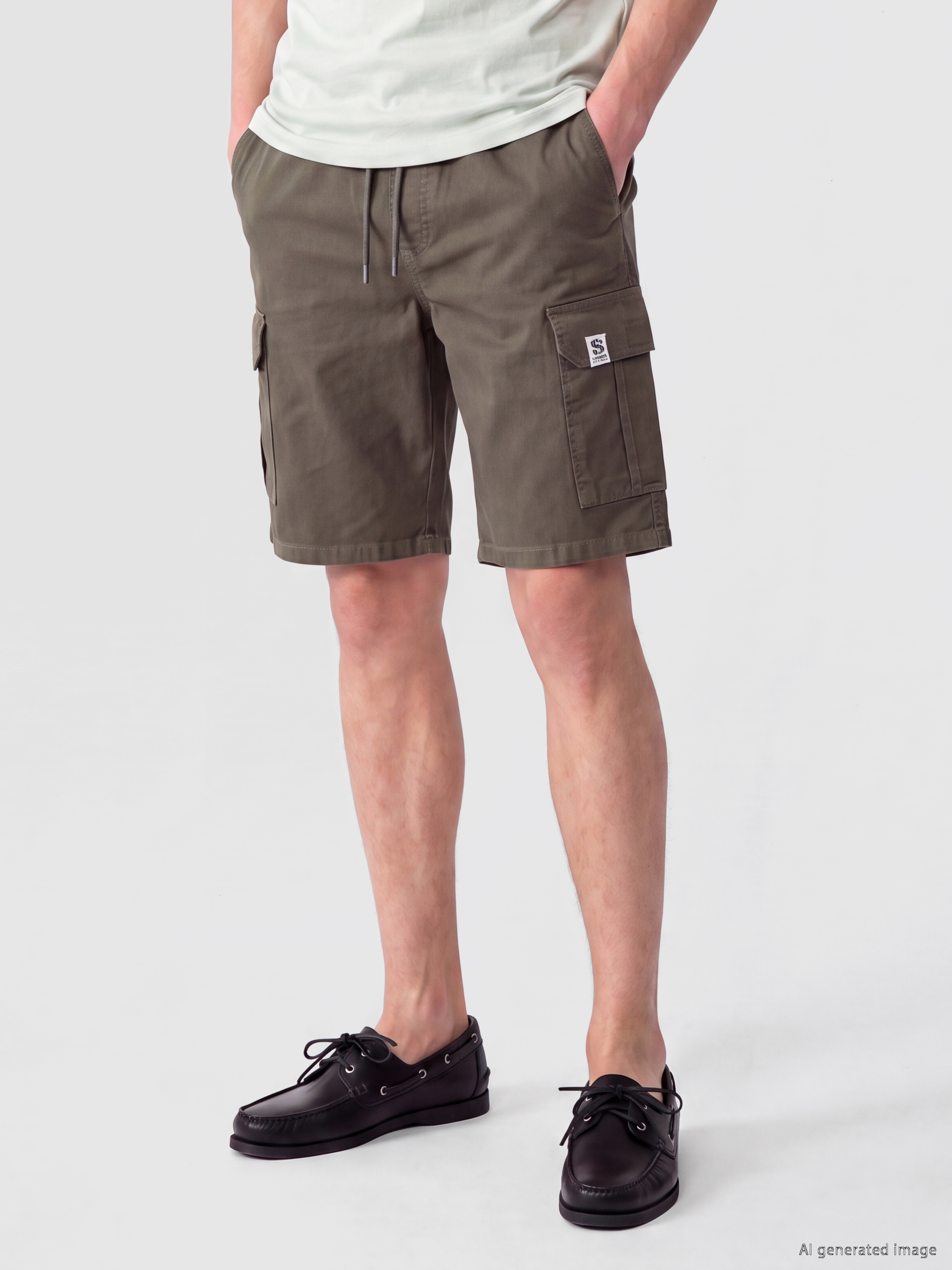XSIDE Erkek Gabardin Kargo Şort