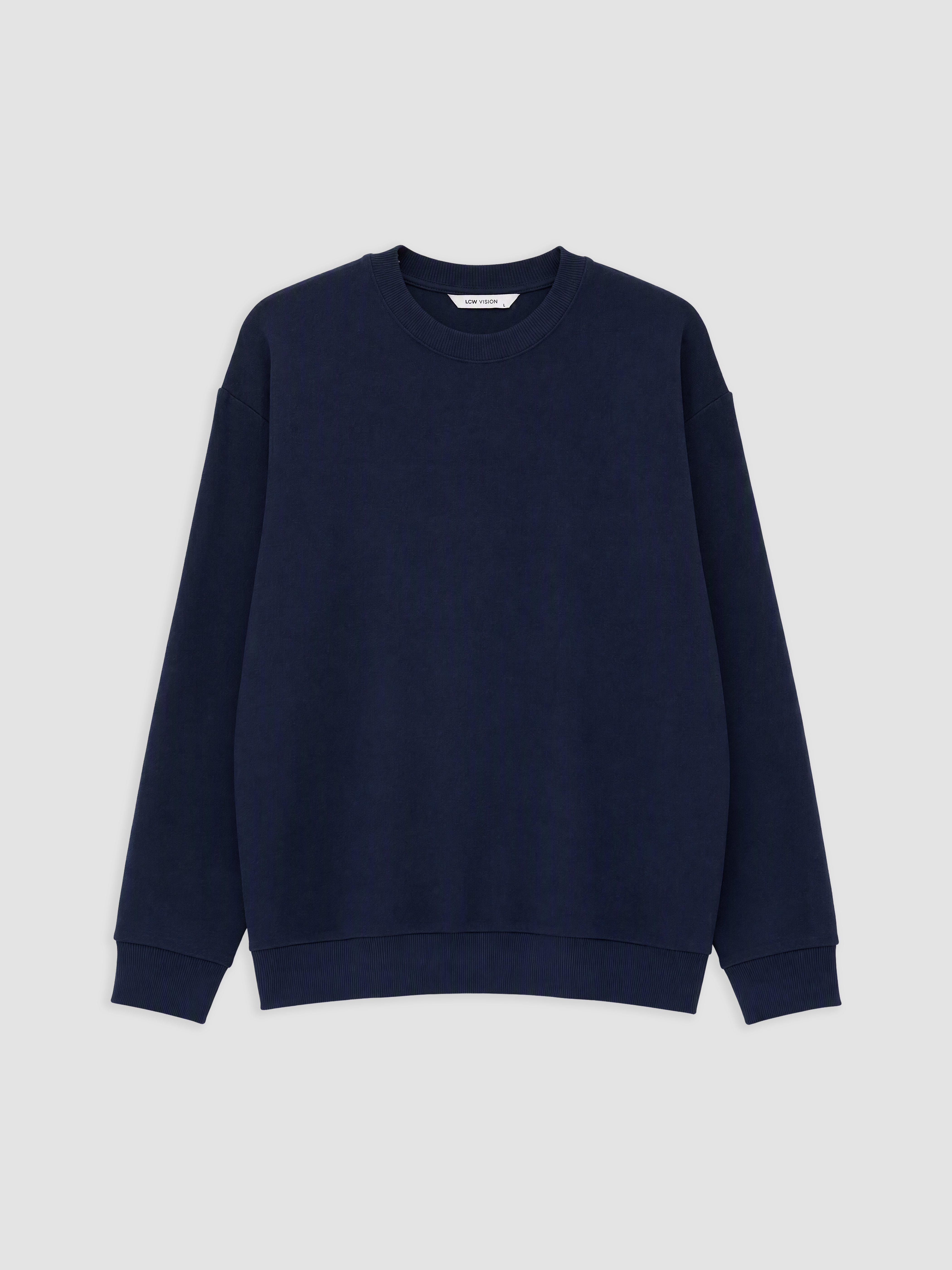 LCW Vision Bisiklet Yaka Erkek Sweatshirt görsel 4