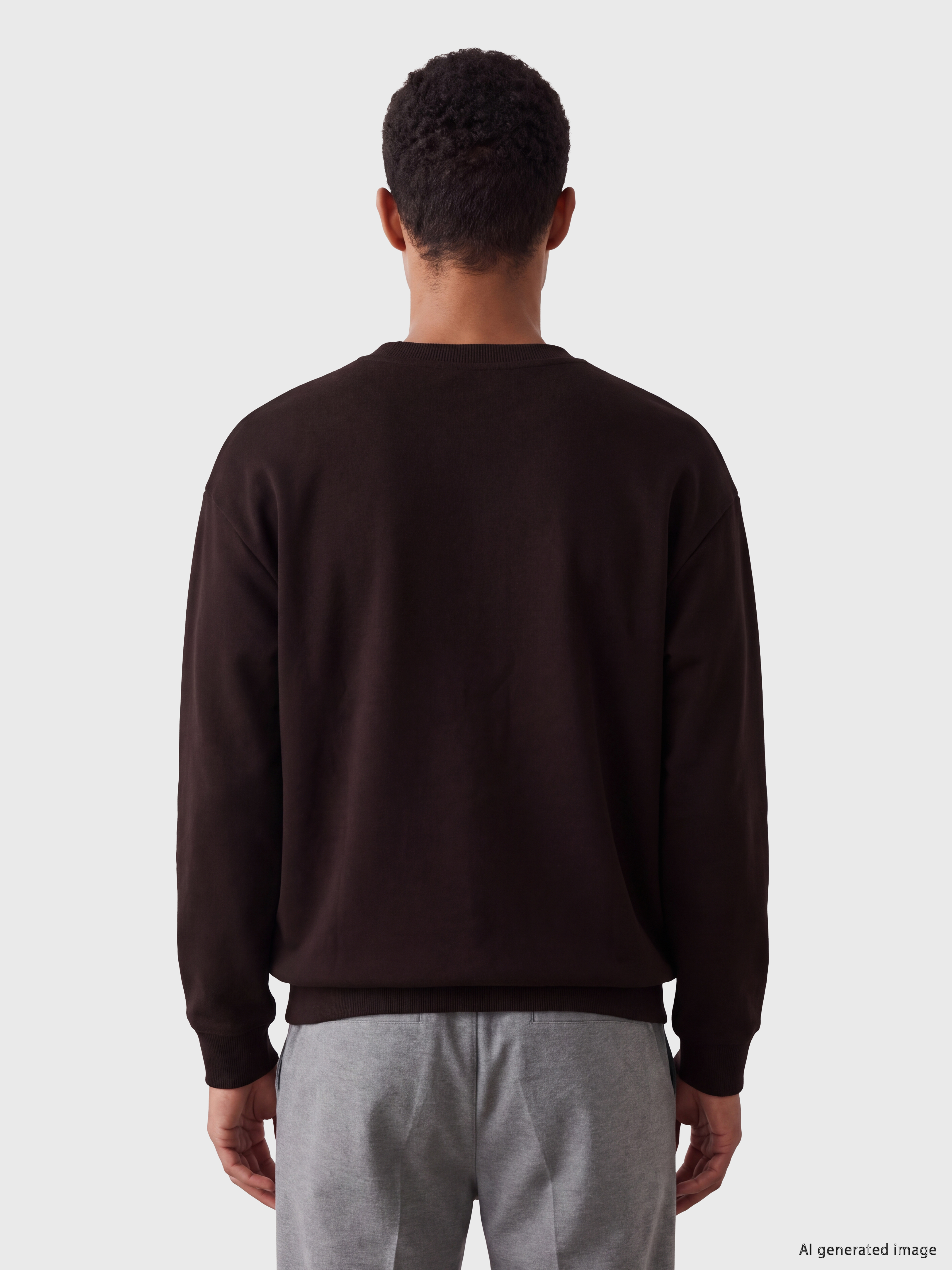 LCW Vision Bisiklet Yaka Erkek Sweatshirt görsel 3