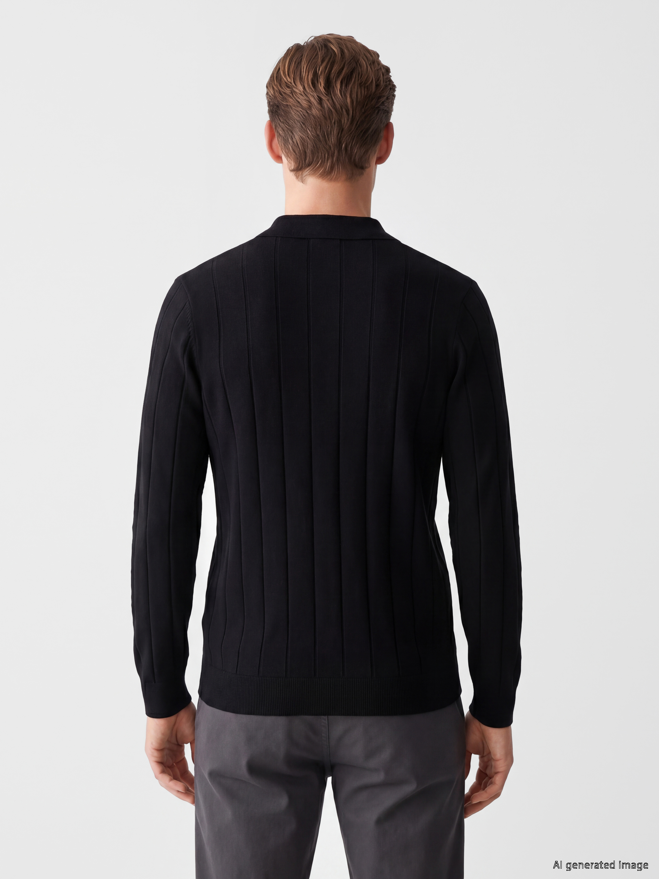SOUTHBLUE Polo Yaka Soft Touch Erkek Triko Kazak görsel 4