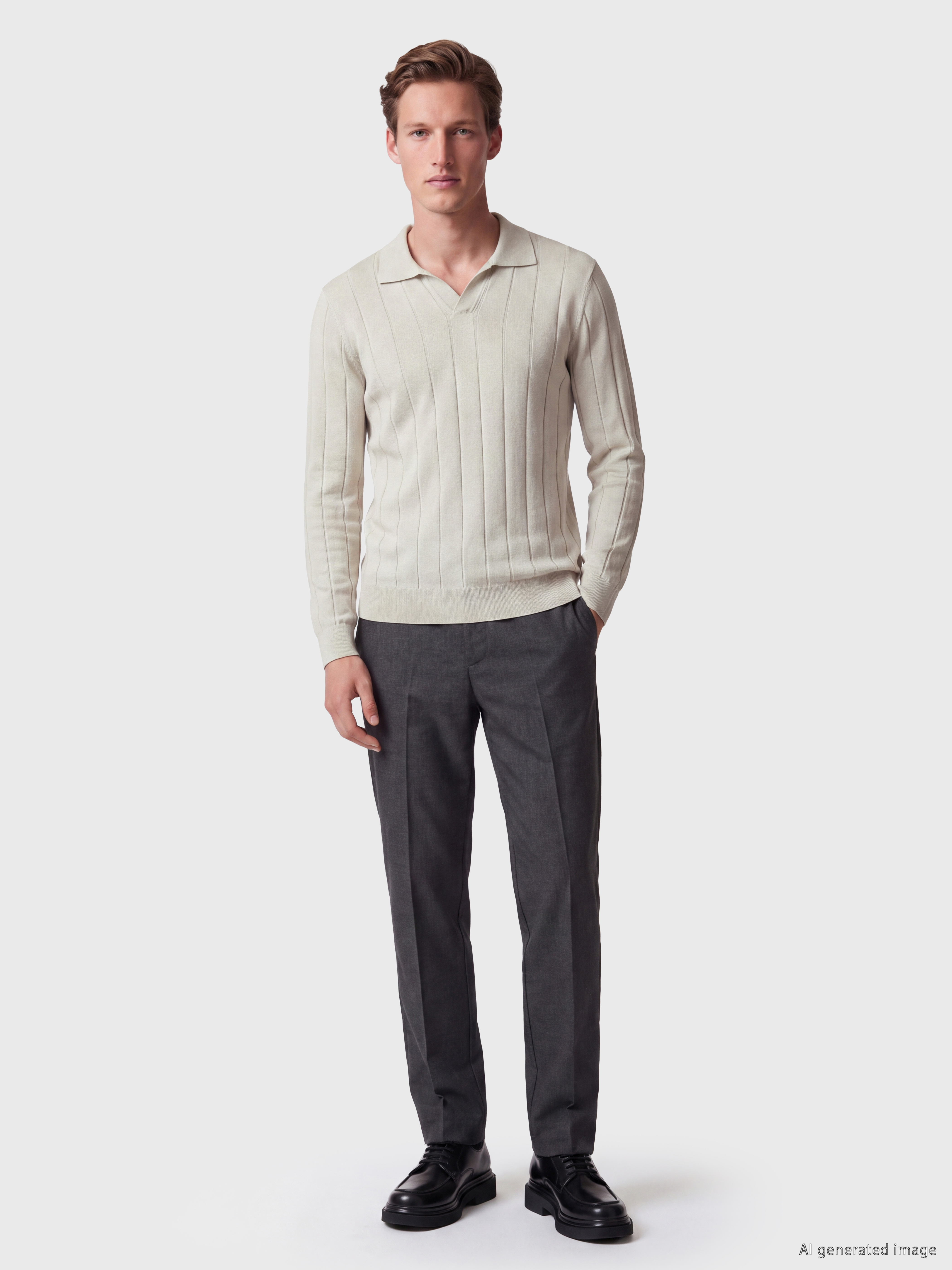 SOUTHBLUE Polo Yaka Soft Touch Erkek Triko Kazak görsel 2