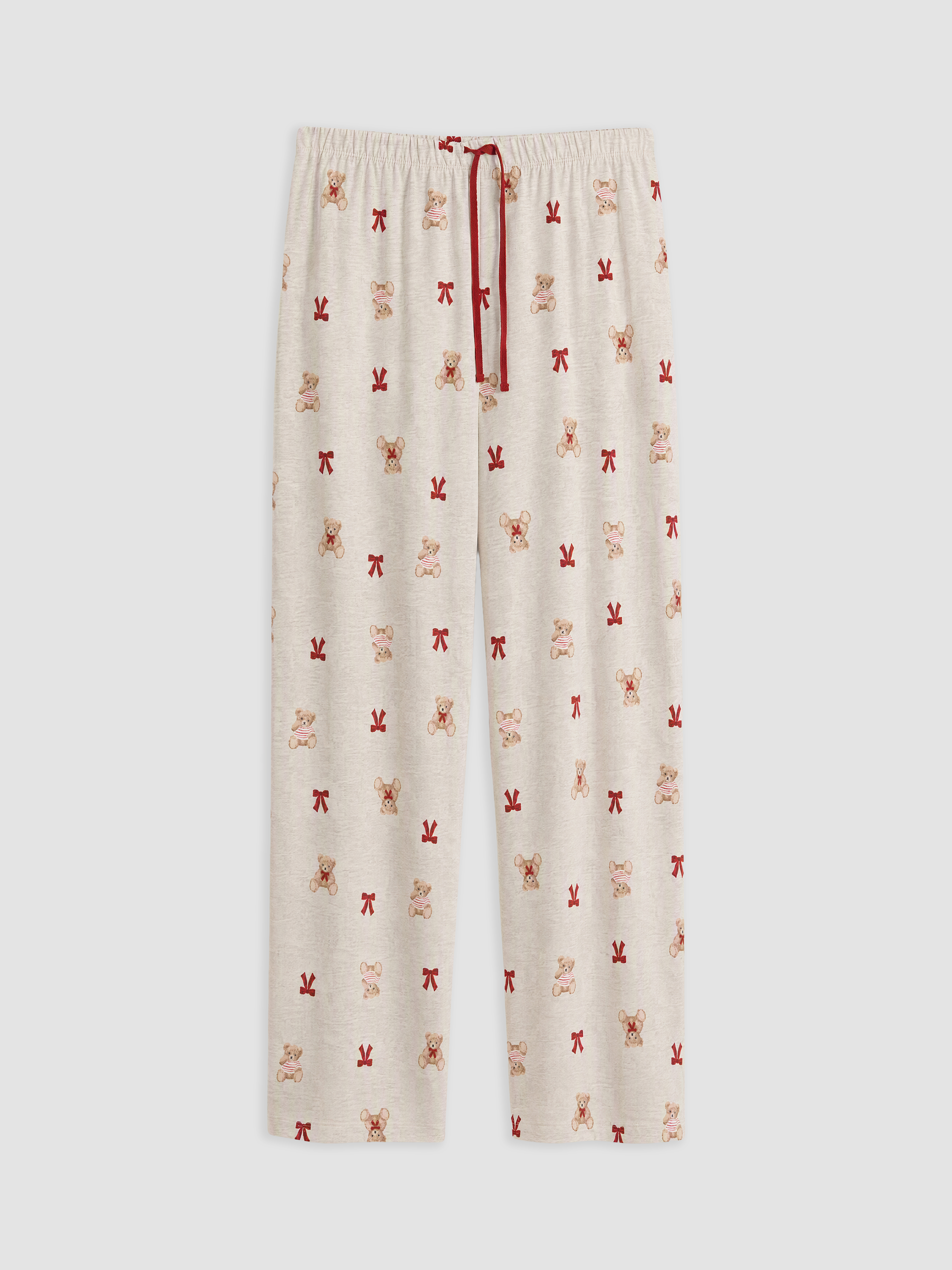 LCW DREAM Gömlek Yaka Baskılı Hamile Pijama Takımı görsel 8