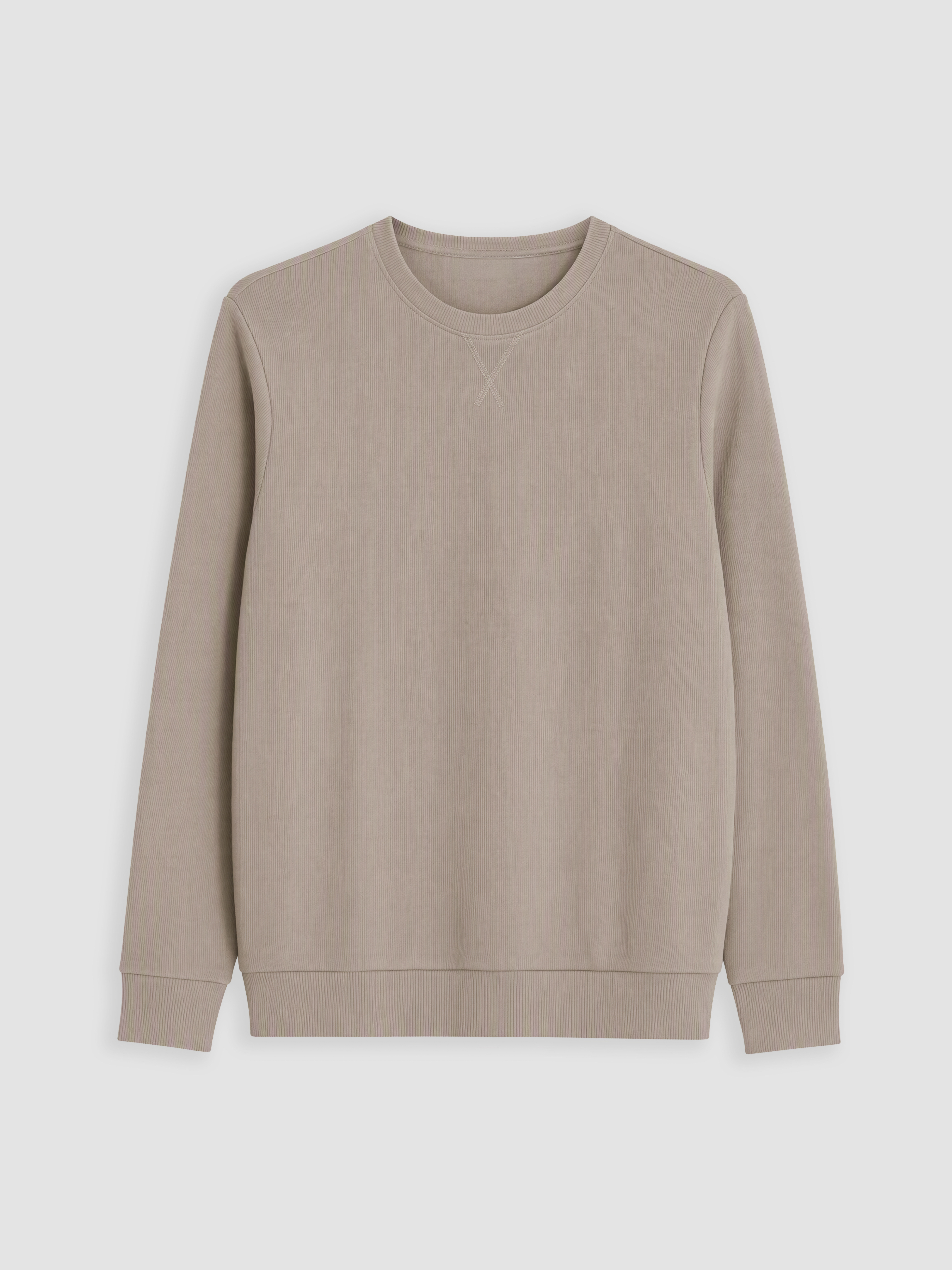 LCWAIKIKI Classic Bisiklet Yaka Erkek Sweatshirt görsel 4