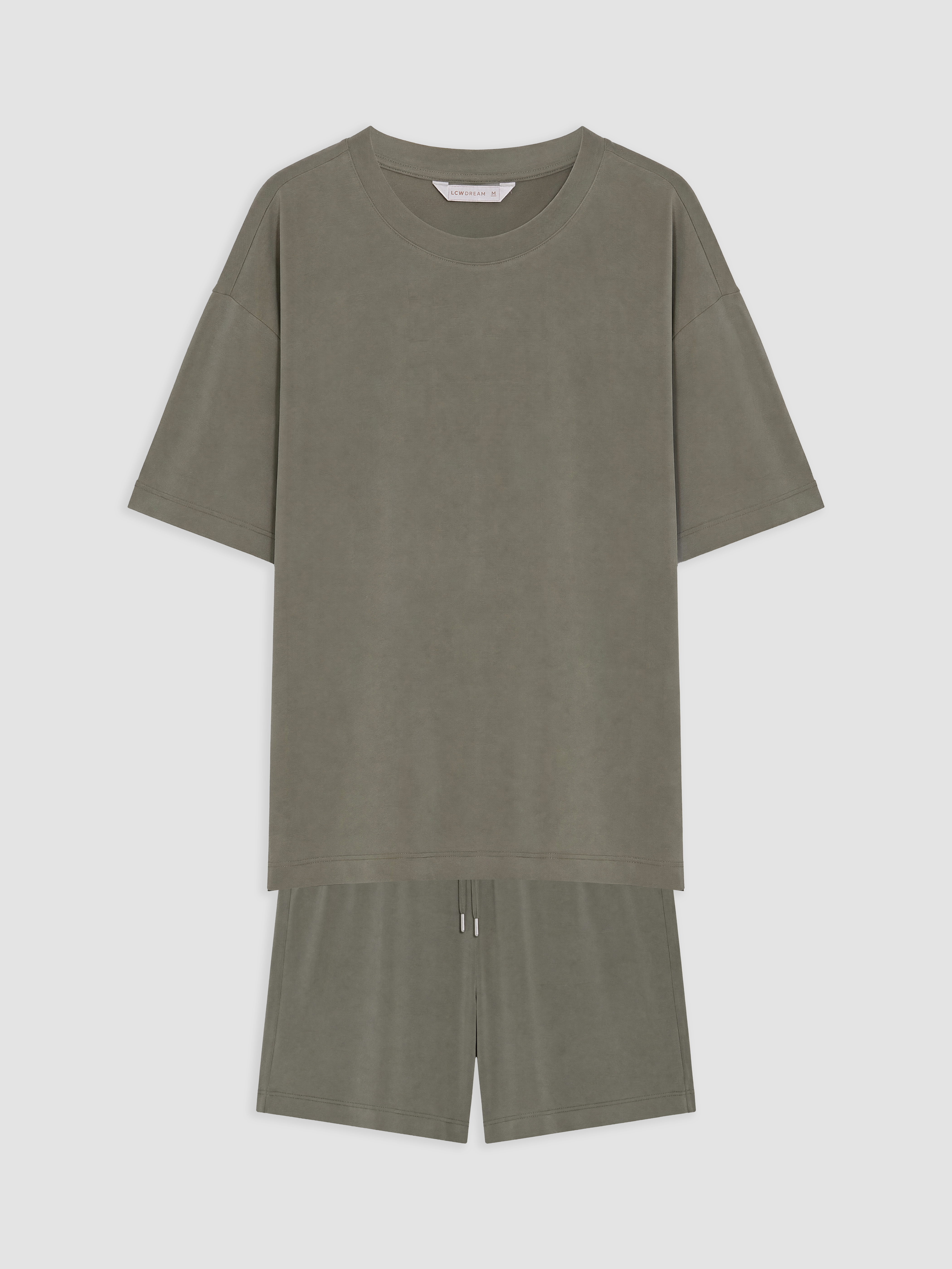 LCW DREAM Modal Karışımlı Kadın Şortlu Pijama Takımı görsel 5