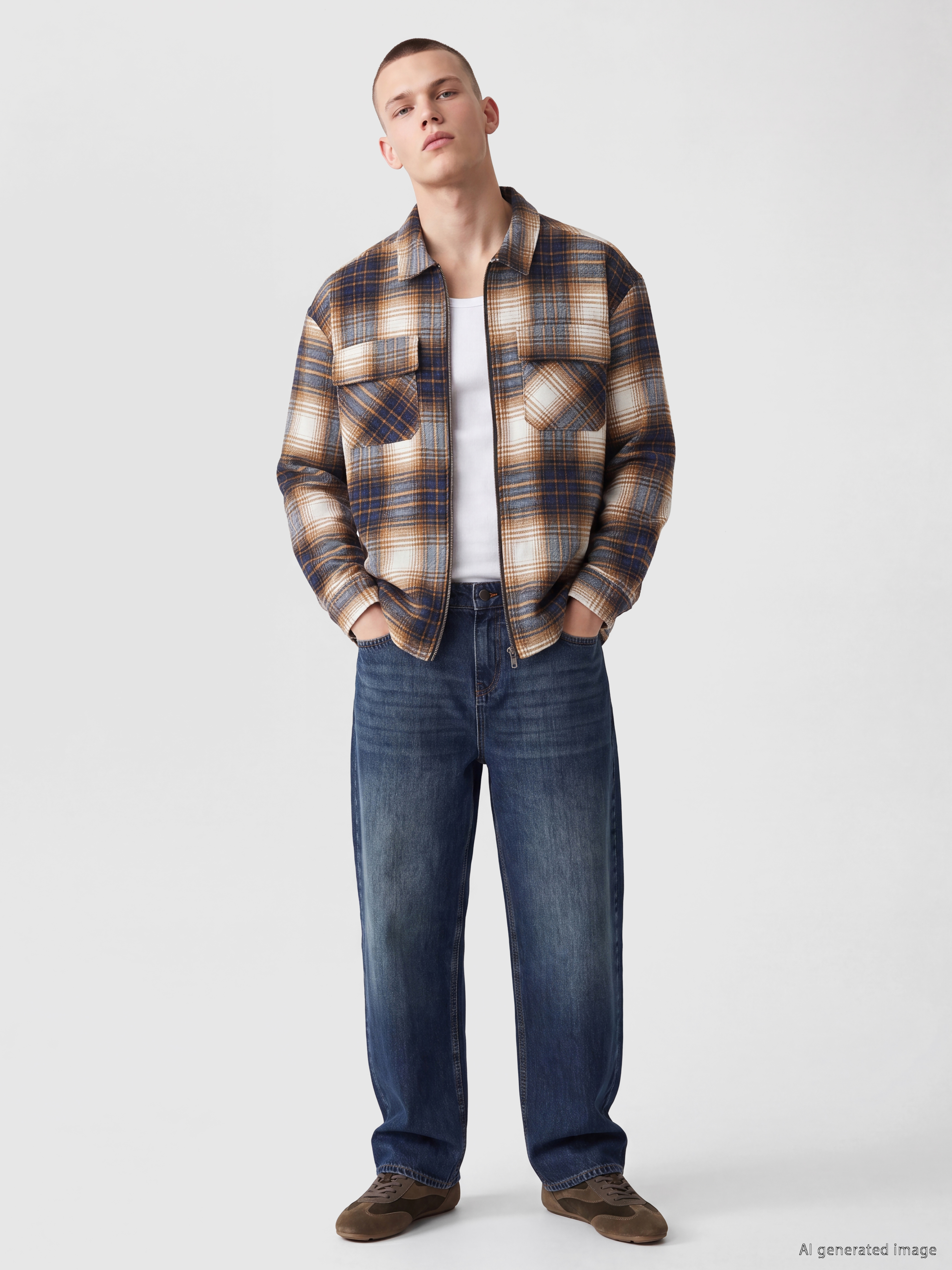 XSIDE Super Baggy Fit Erkek Jean Pantolon görsel 3