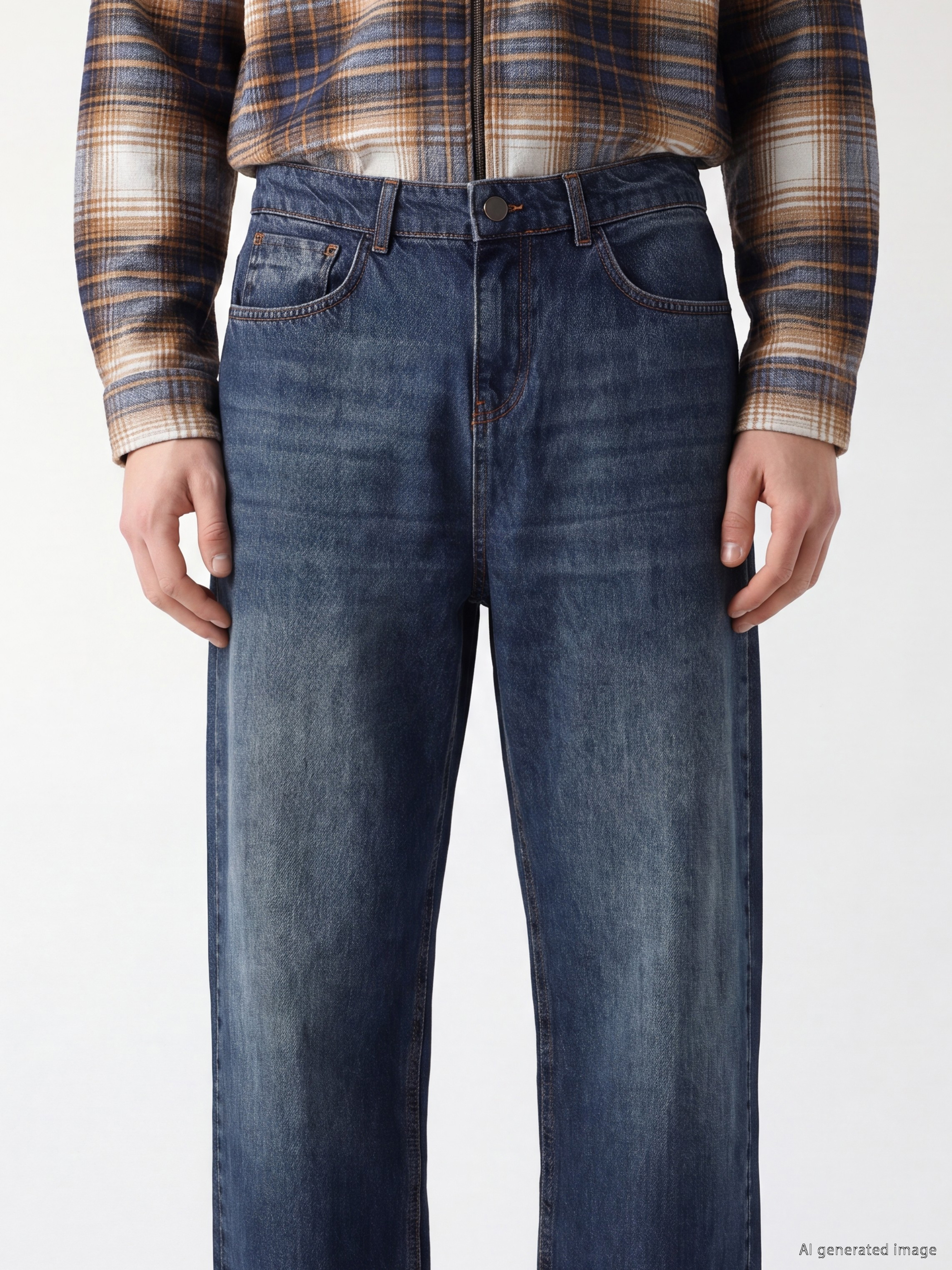 XSIDE Super Baggy Fit Erkek Jean Pantolon görsel 4