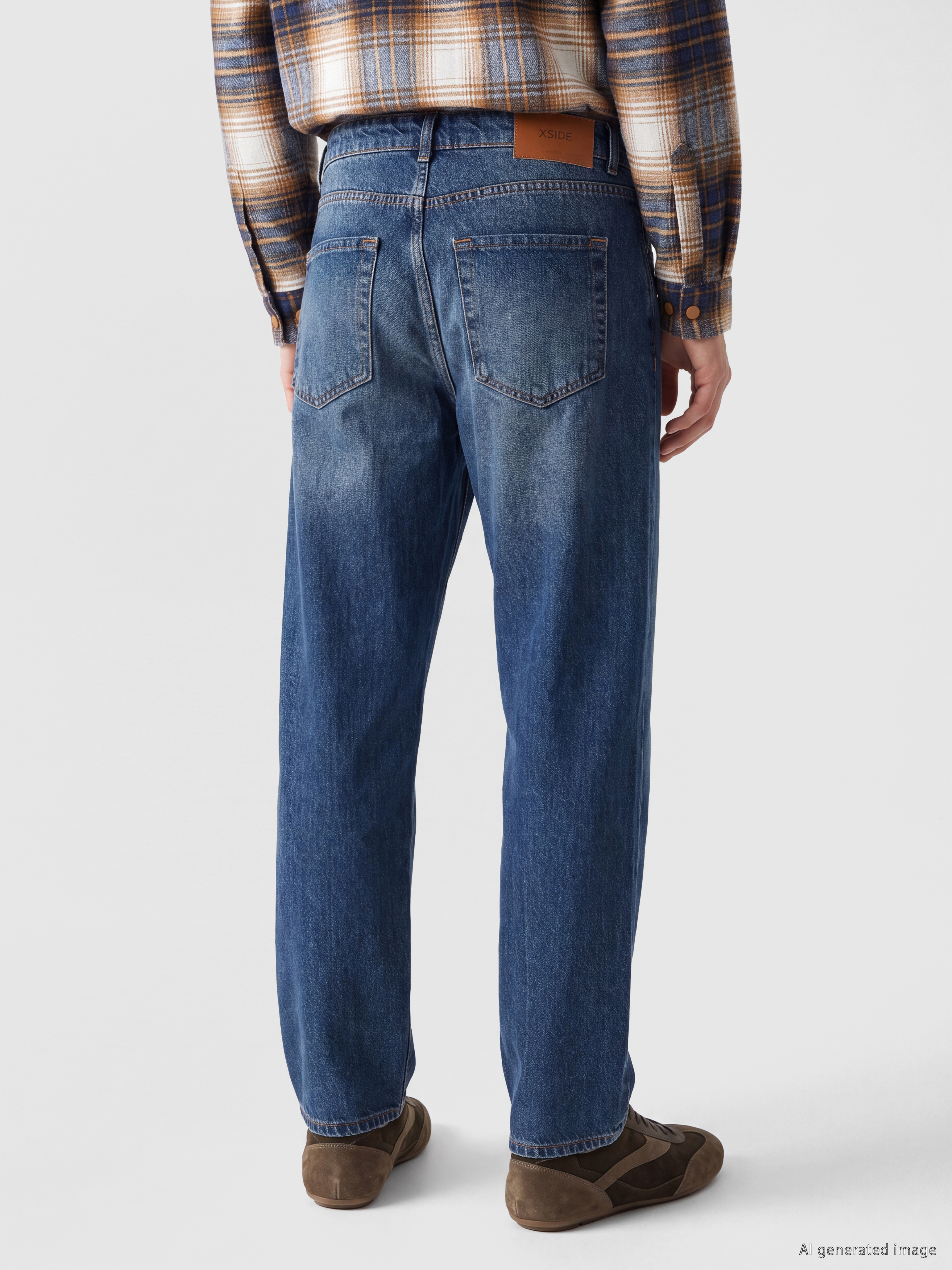 XSIDE Super Baggy Fit Erkek Jean Pantolon görsel 5